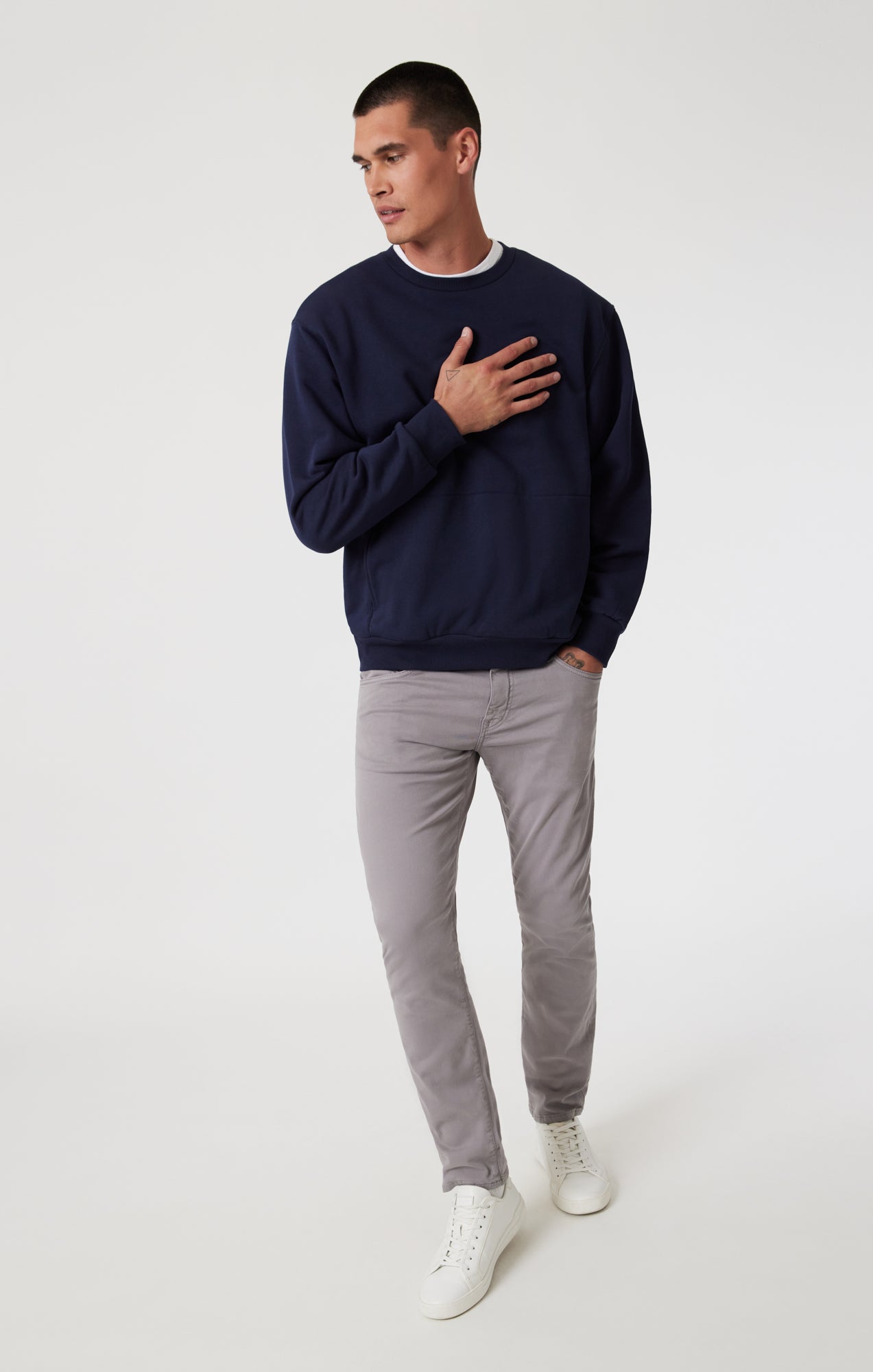 JAKE SLIM LEG IN GRAPHITE TWILL - Mavi Jeans