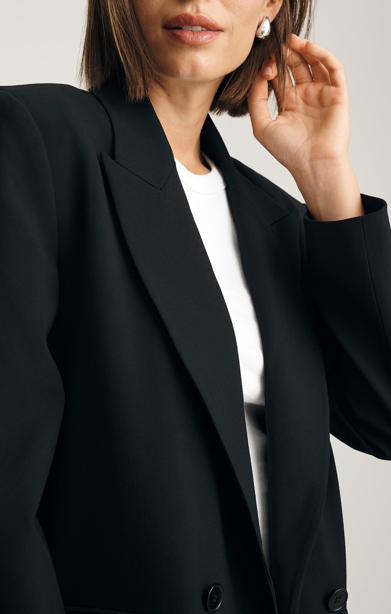 BLAZER JACKET IN BLACK