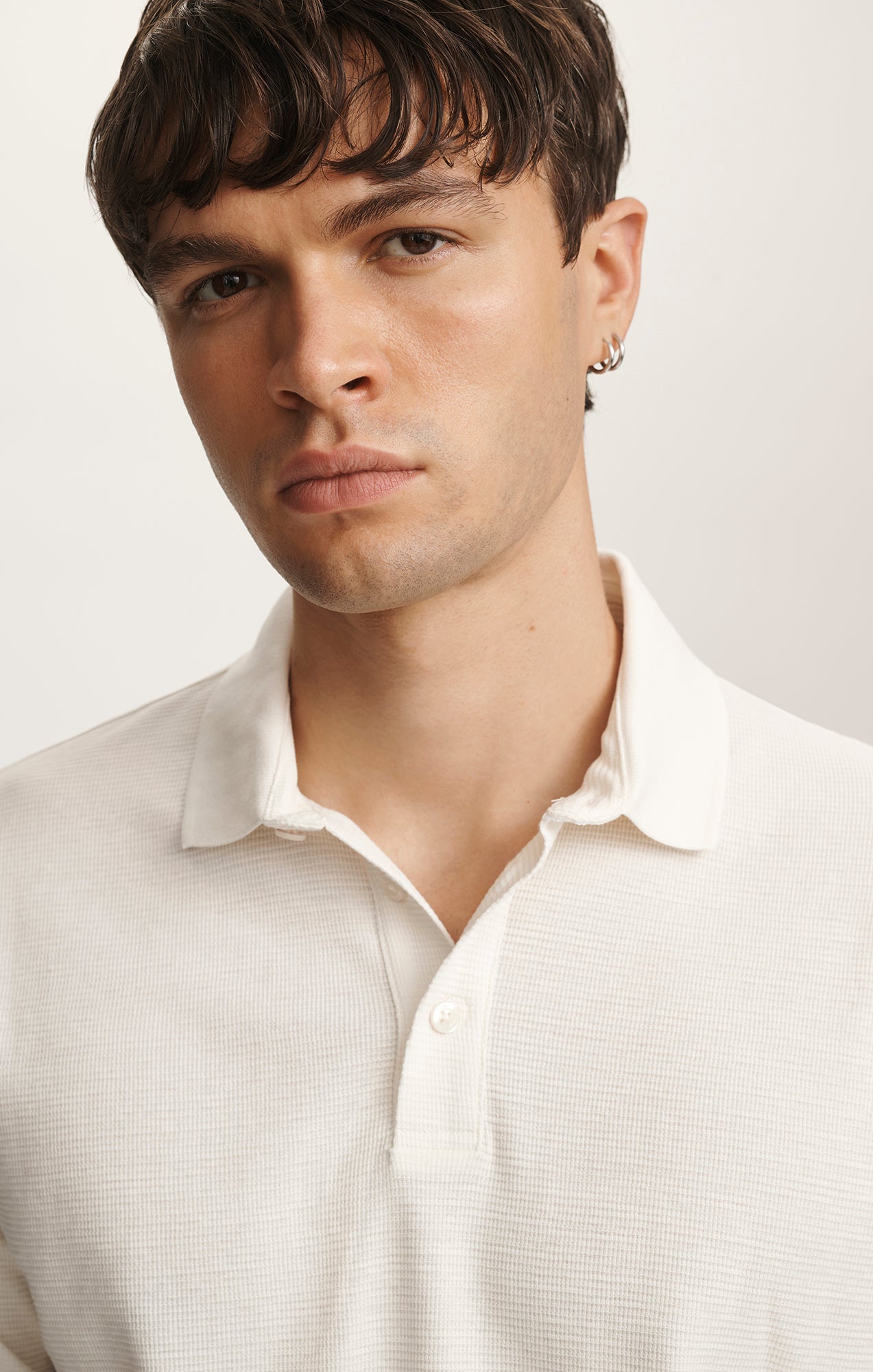 POLO SHIRT IN ANTIQUE WHITE - Mavi Jeans