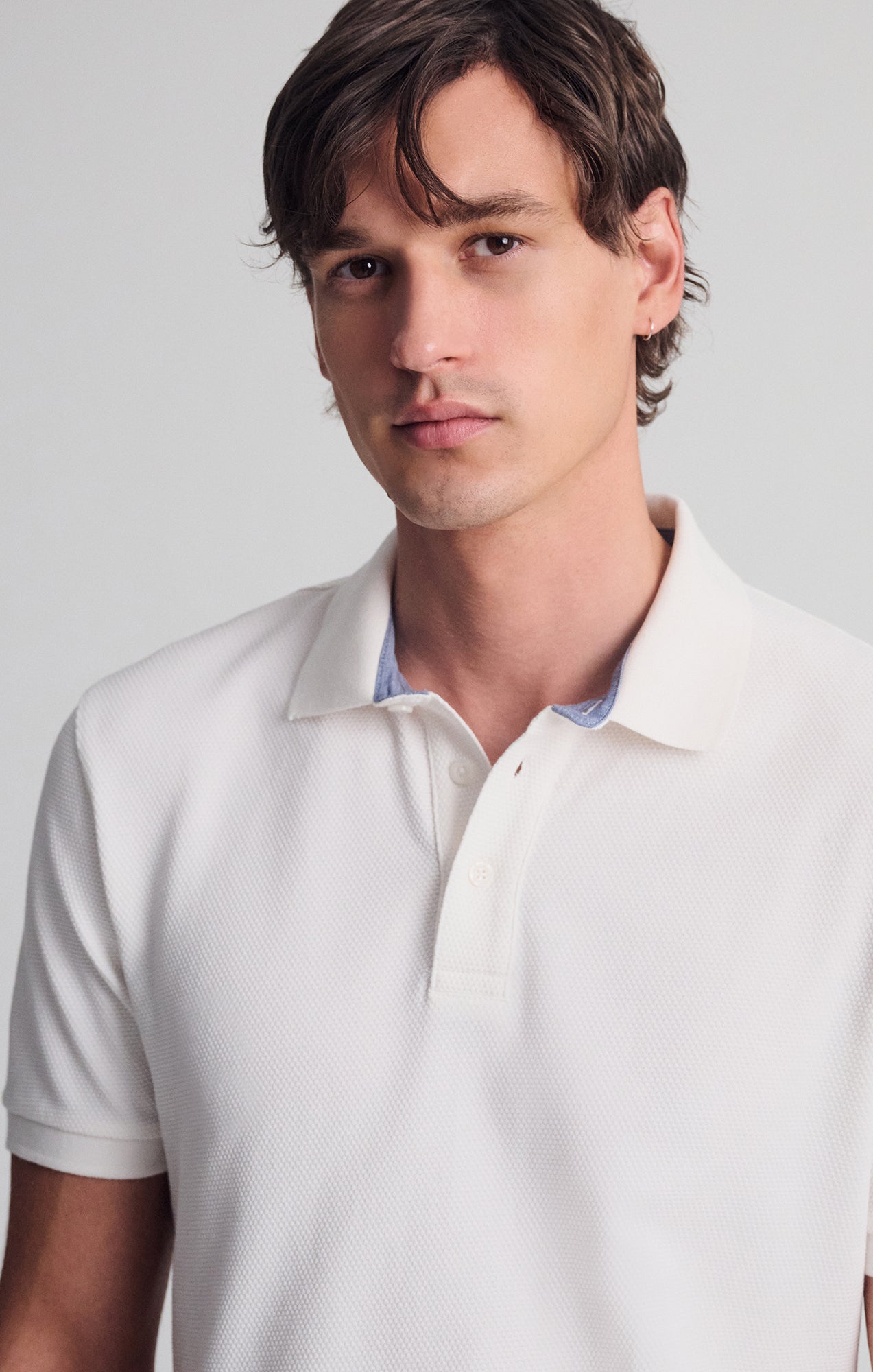 POLO SHIRT IN ANTIQUE WHITE - Mavi Jeans