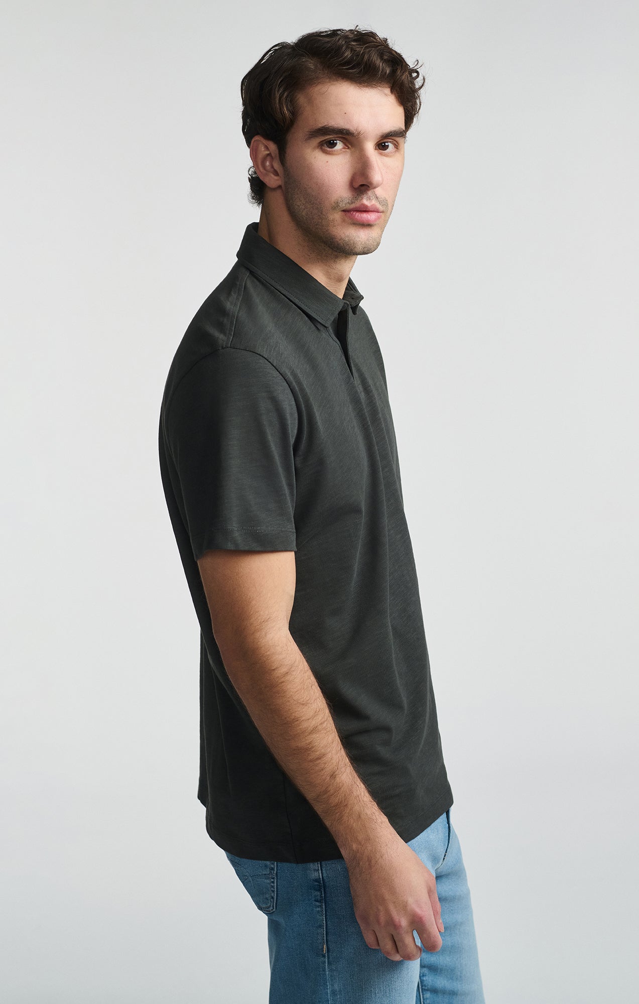 POLO SHIRT IN BLACK - Mavi Jeans