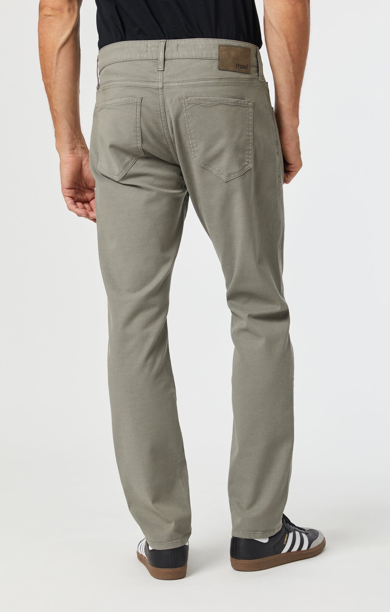 MARCUS SLIM STRAIGHT LEG IN PEWTER LUXE TWILL - Mavi Jeans