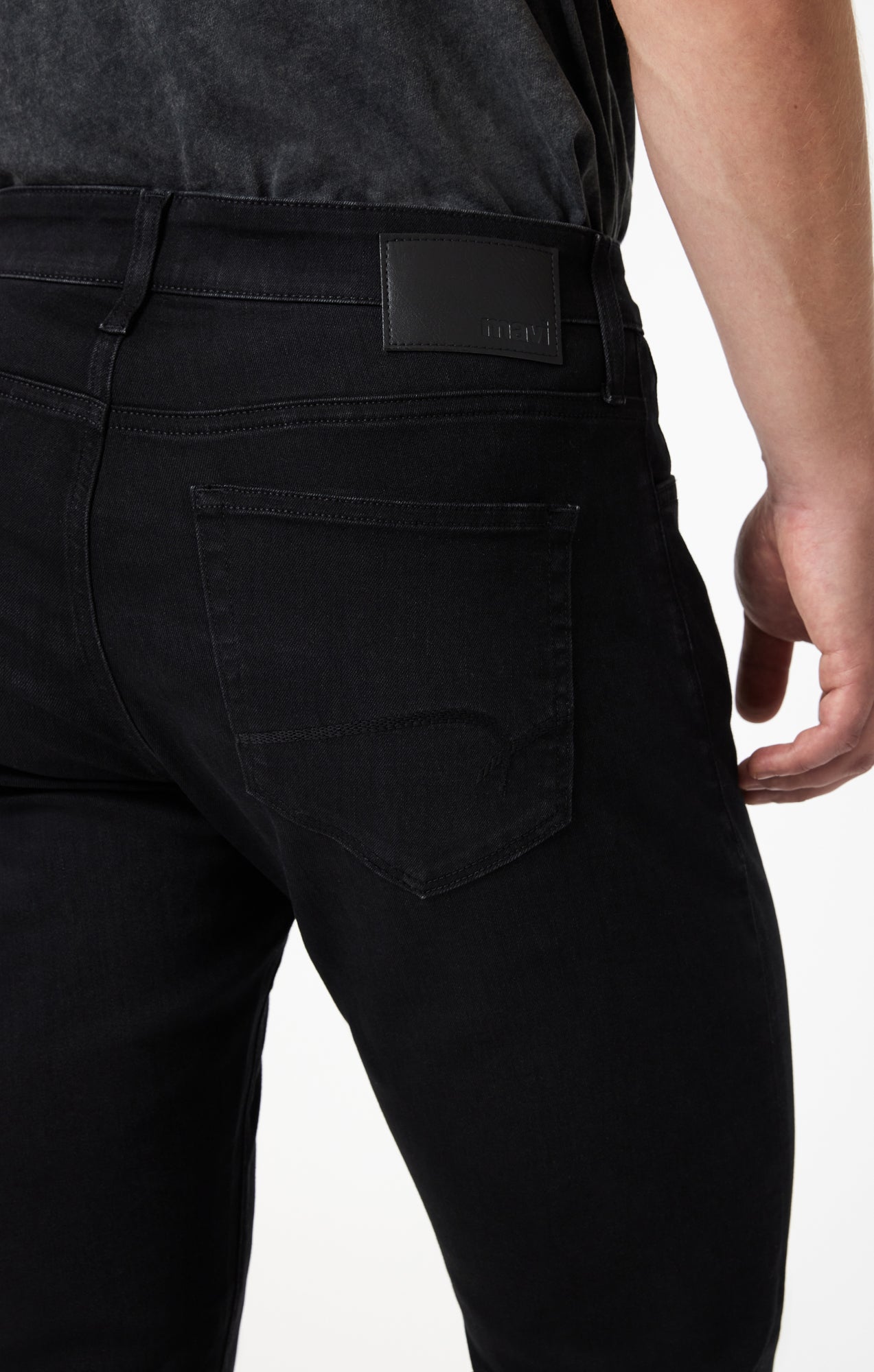 JAKE SLIM LEG IN DARK SMOKE SUPERMOVE - Mavi Jeans