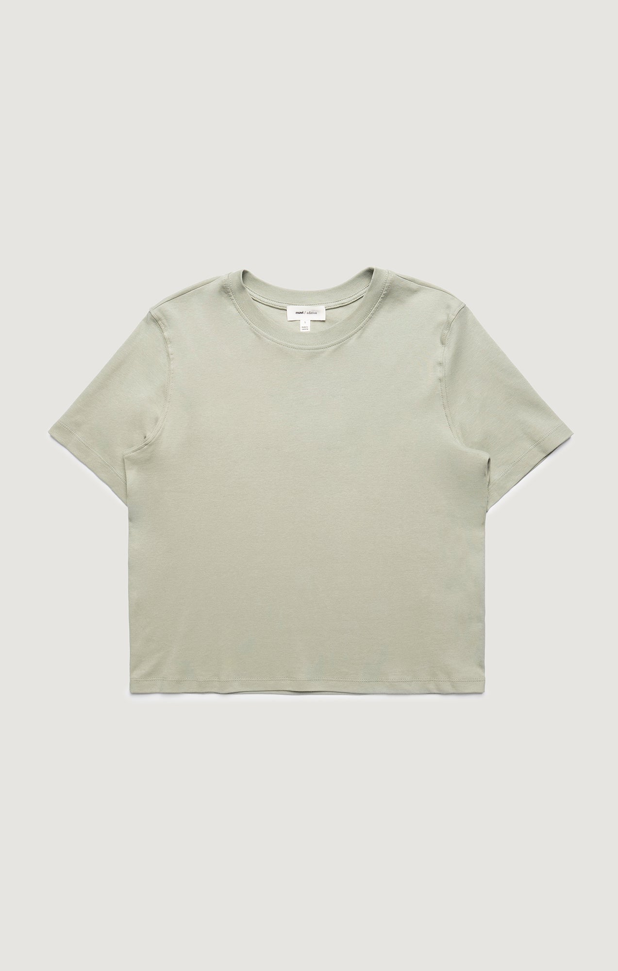 EDITION CREW NECK T-SHIRT IN SEAGRASS