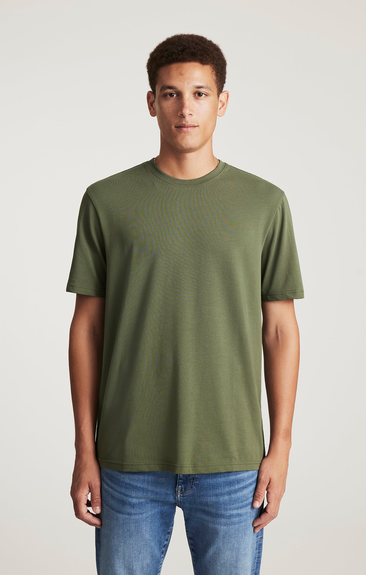 CREW NECK T-SHIRT IN THYME - Mavi Jeans