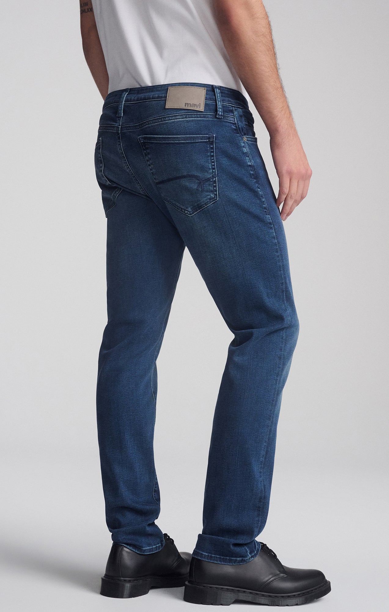 JAKE SLIM LEG IN DARK USED SUPERMOVE - Mavi Jeans