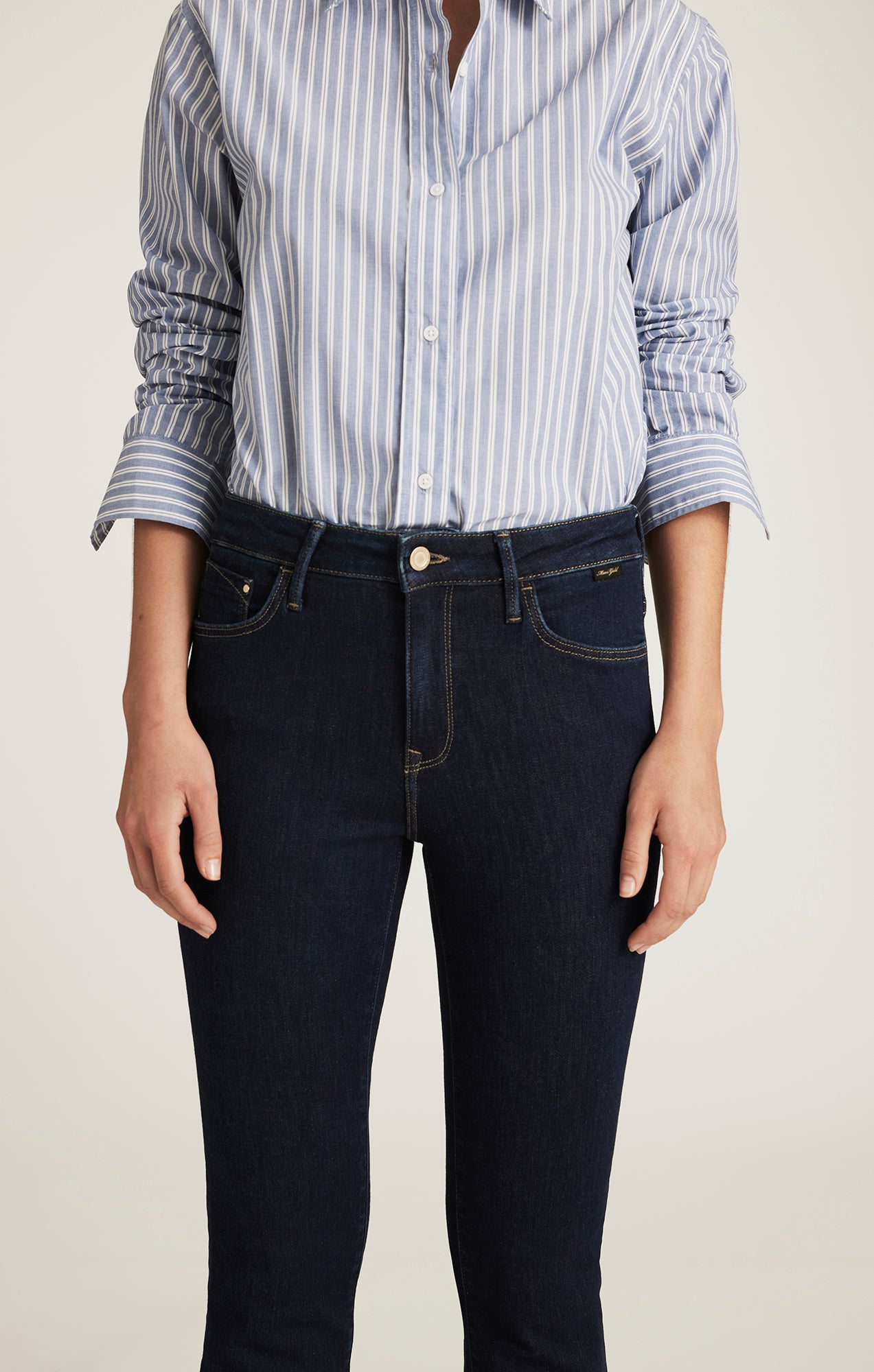 SYDNEY FLARE IN RINSE GOLD PREMIUM - Mavi Jeans