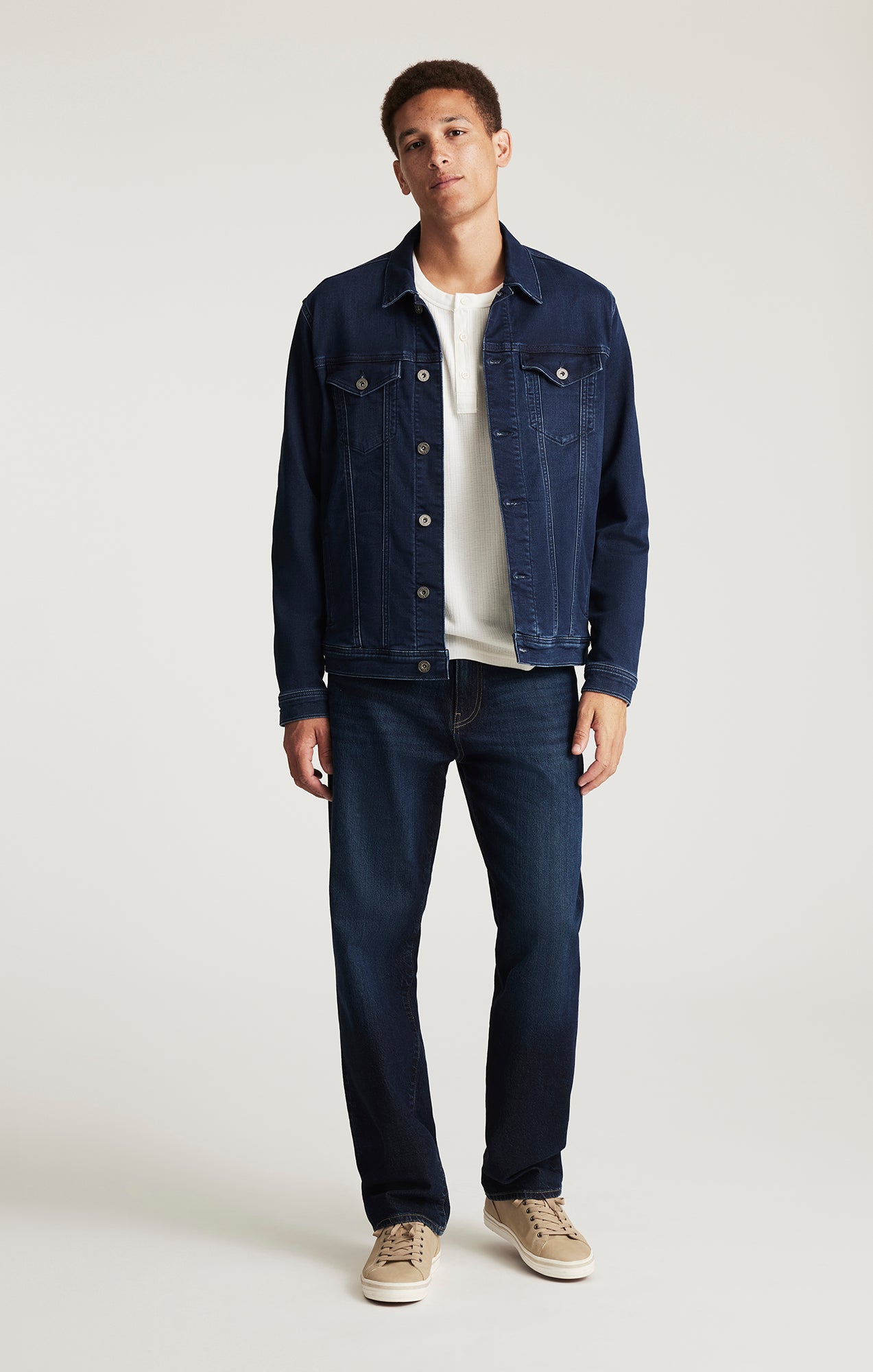 DRAKE DENIM JACKET IN USED ATHLETIC - Mavi Jeans