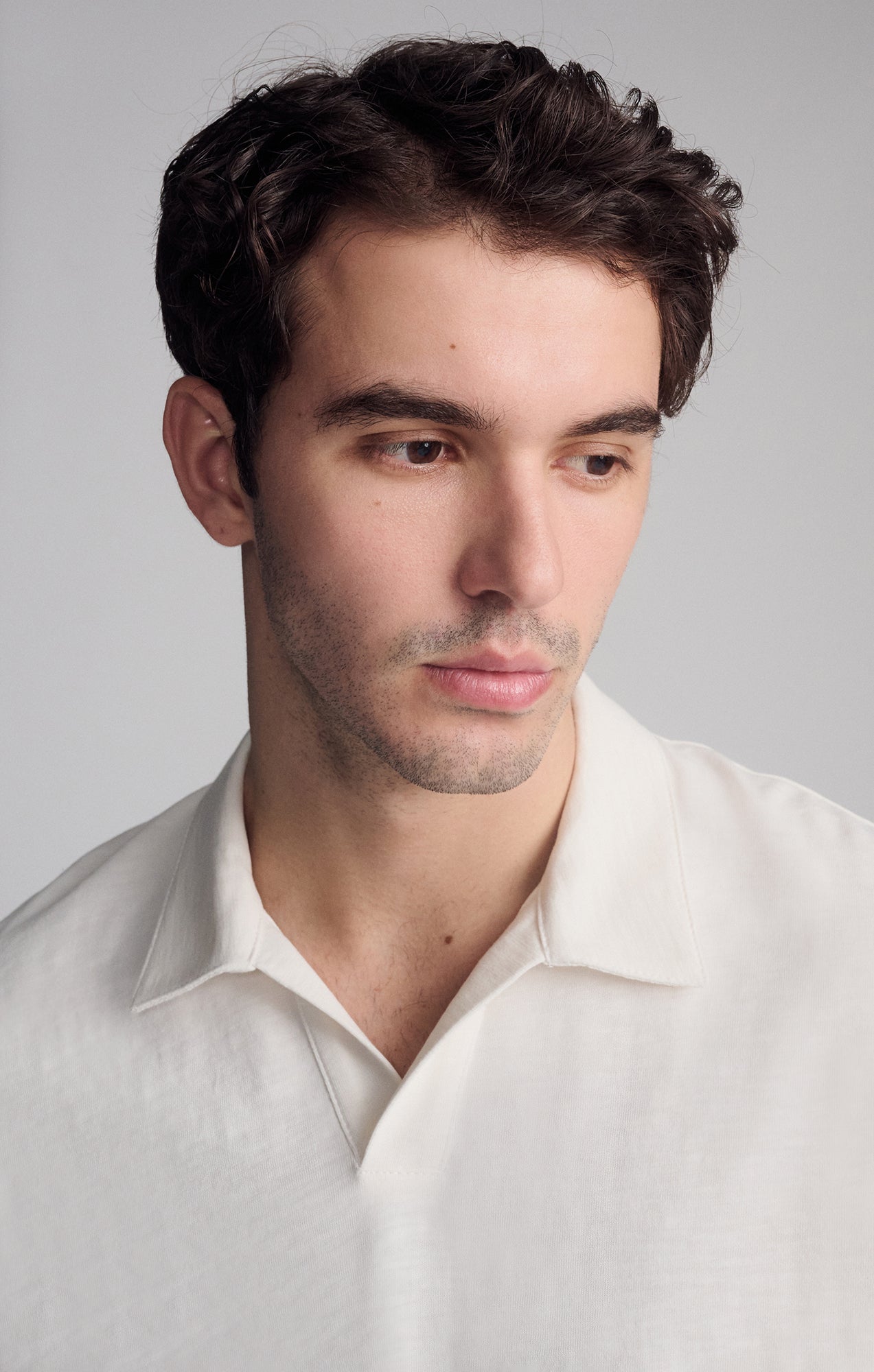 POLO SHIRT IN ANTIQUE WHITE - Mavi Jeans