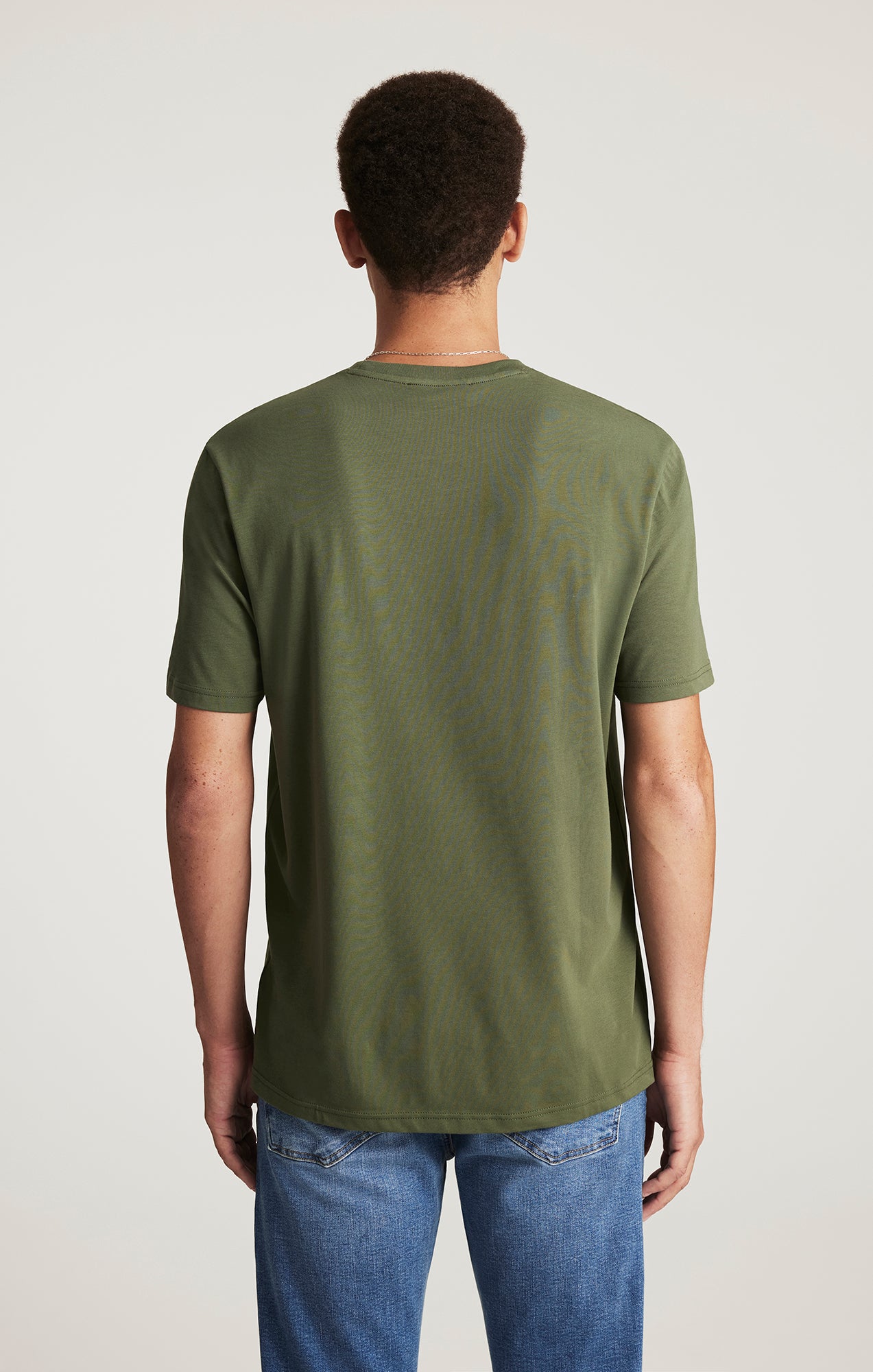 CREW NECK T-SHIRT IN THYME - Mavi Jeans