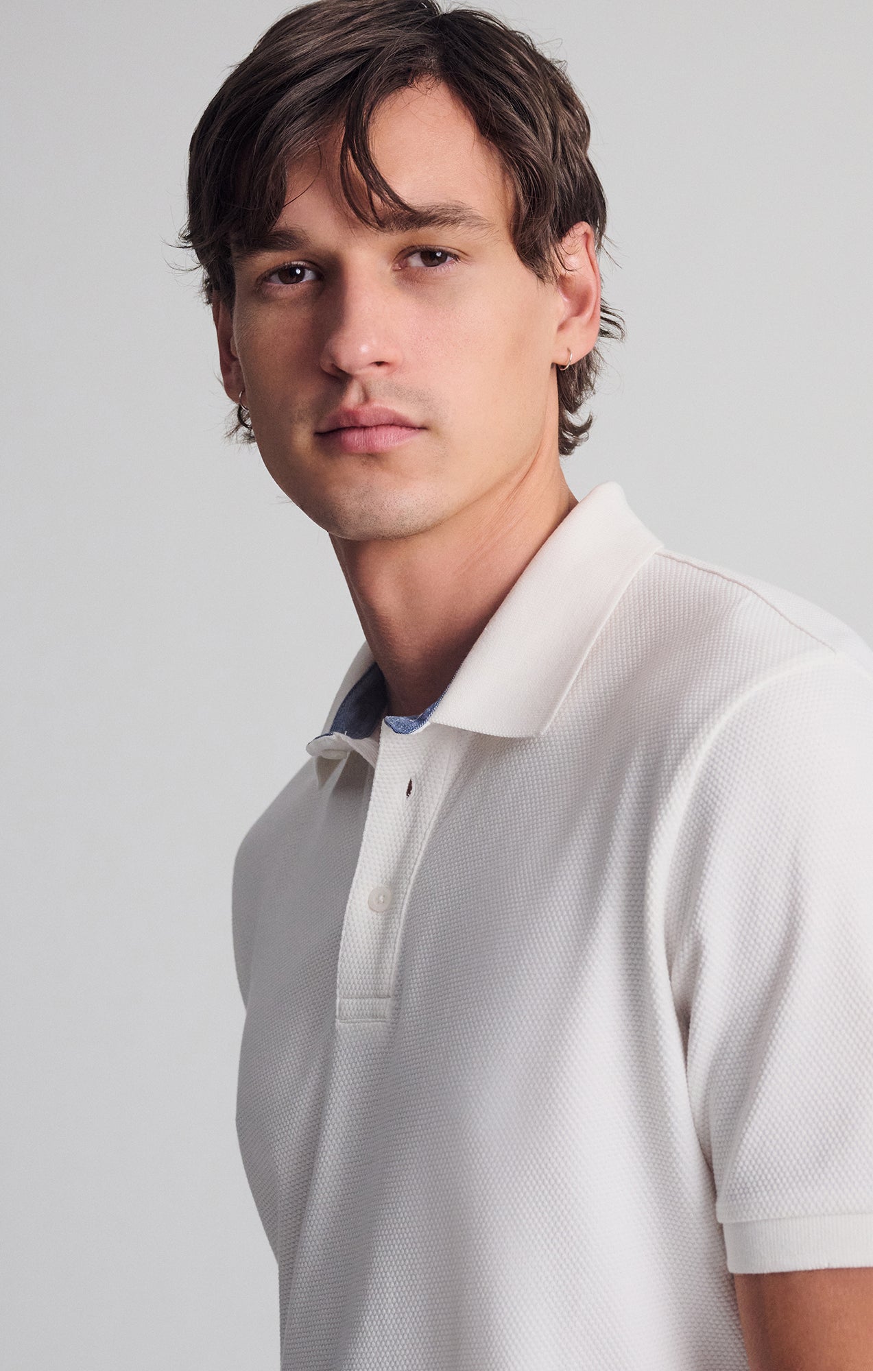 POLO SHIRT IN ANTIQUE WHITE - Mavi Jeans