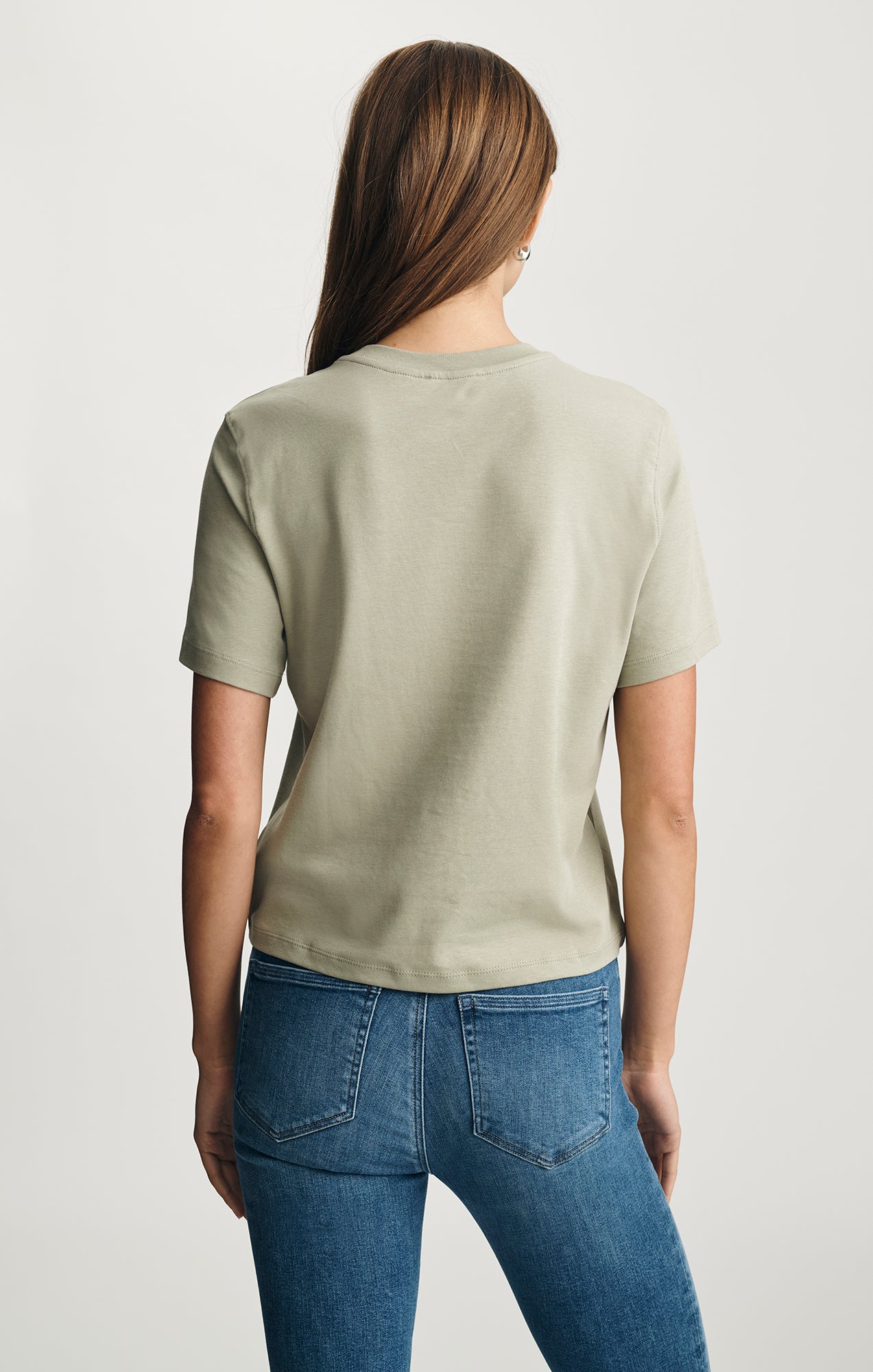 EDITION CREW NECK T-SHIRT IN SEAGRASS