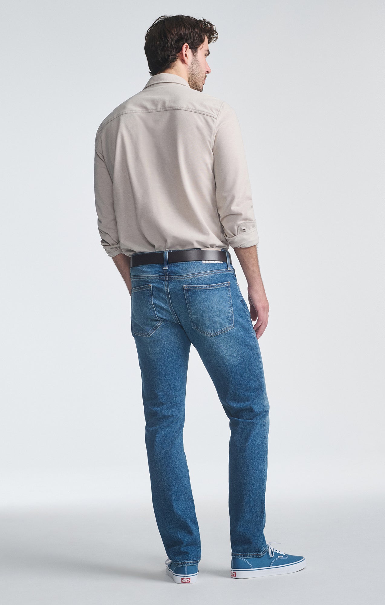 JAKE SLIM LEG IN INDIGO BRUSHED CLASSIC BLUE - Mavi Jeans