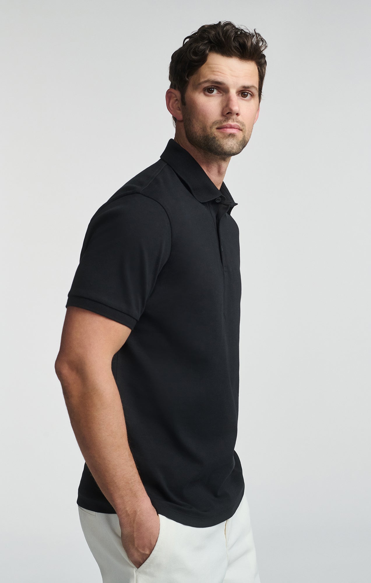 POLO SHIRT IN BLACK - Mavi Jeans