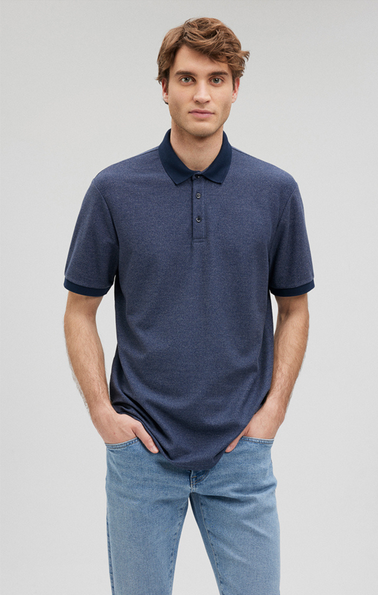 POLO SHIRT IN TOTAL ECLIPSE - Mavi Jeans