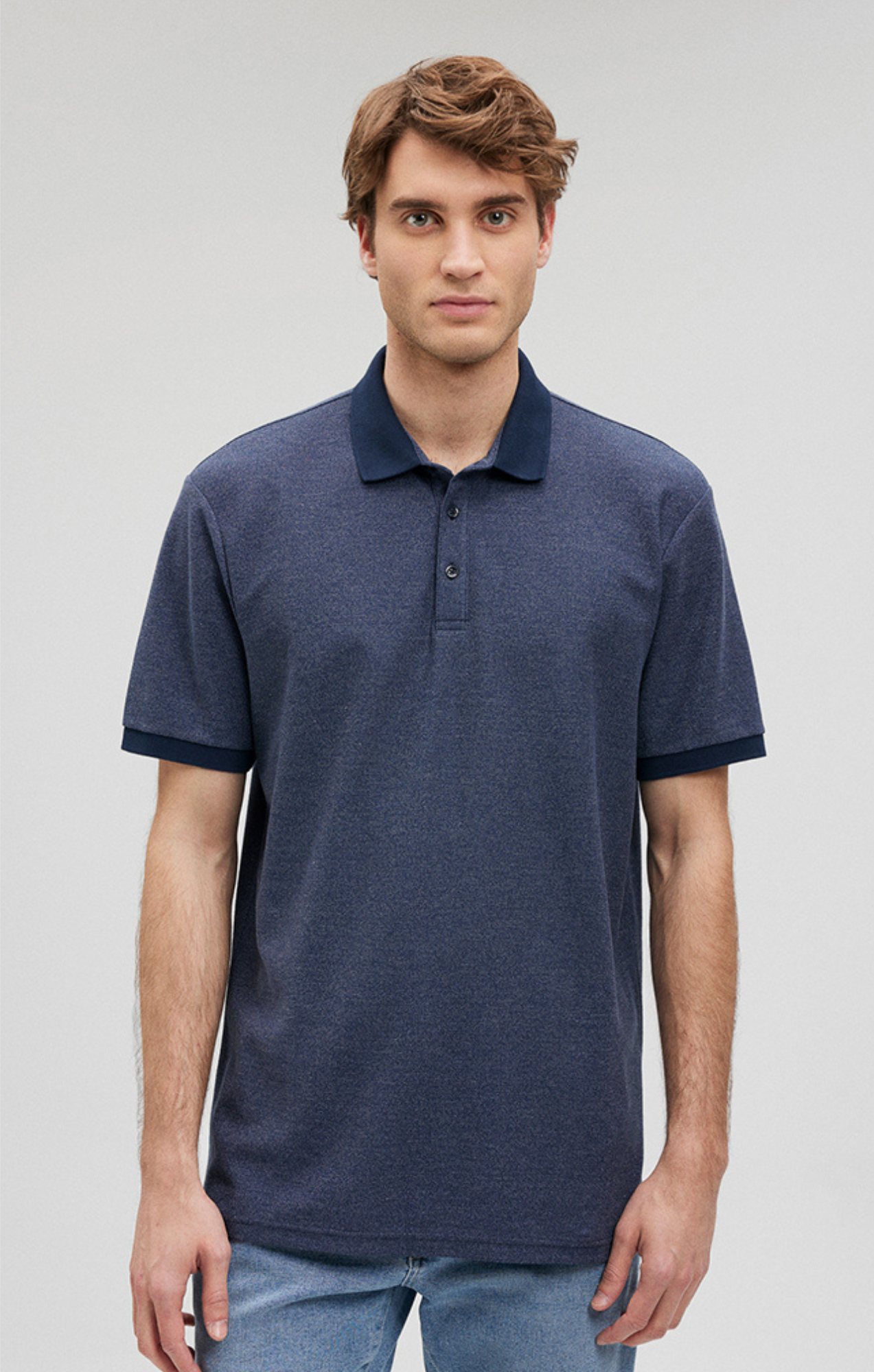 POLO SHIRT IN TOTAL ECLIPSE - Mavi Jeans