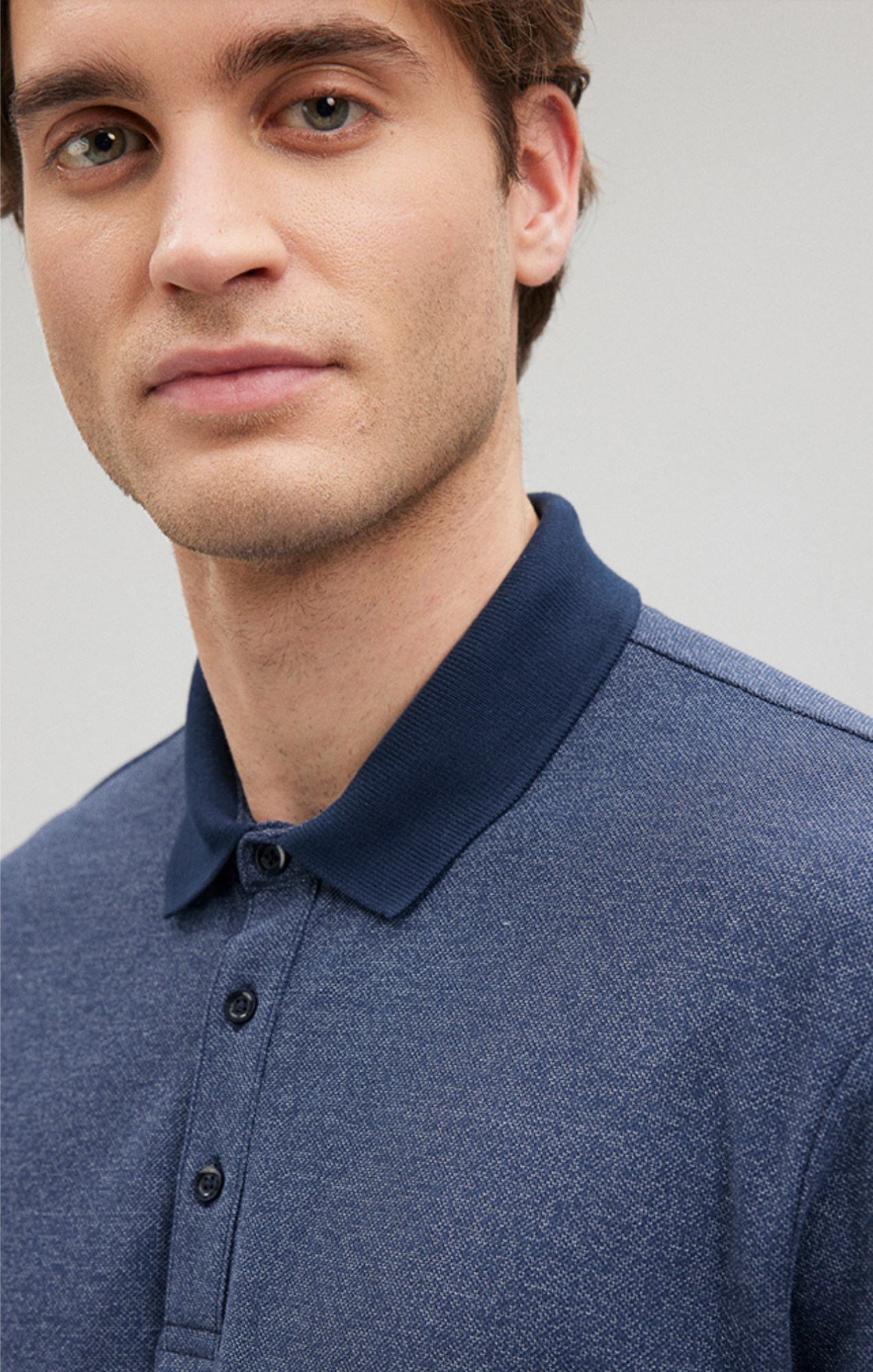 POLO SHIRT IN TOTAL ECLIPSE - Mavi Jeans