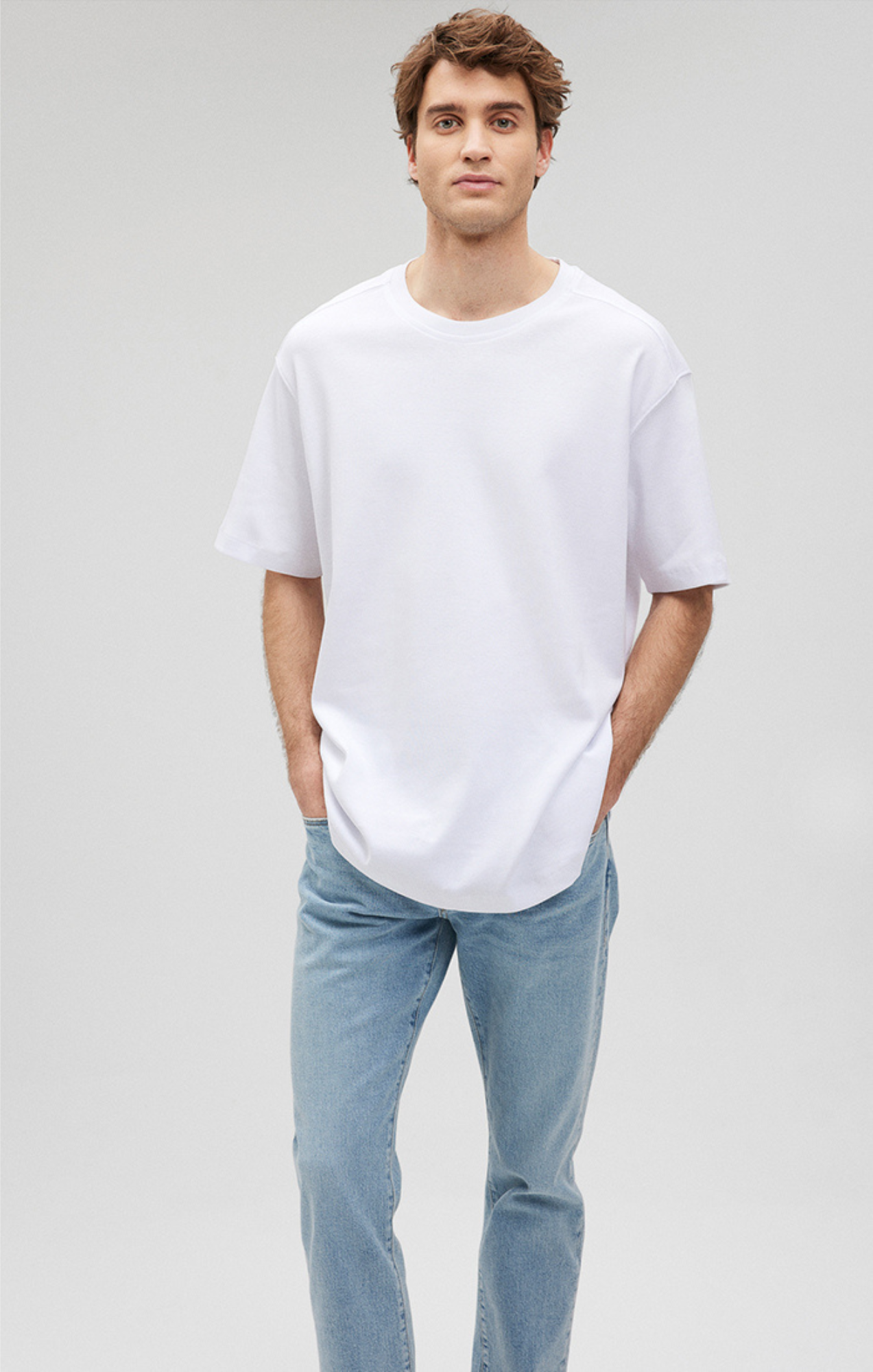 Mavi Men's Essential Crew Neck T-Shirt In White – Mavi Jeans