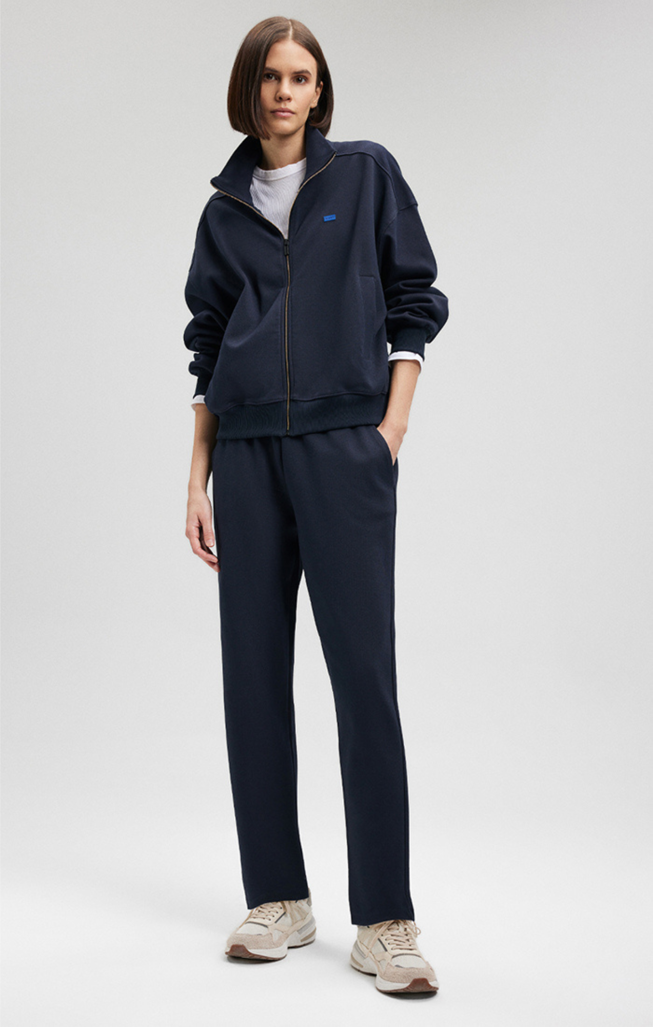 Mavi Women's Sweatpants In Navy Blazer