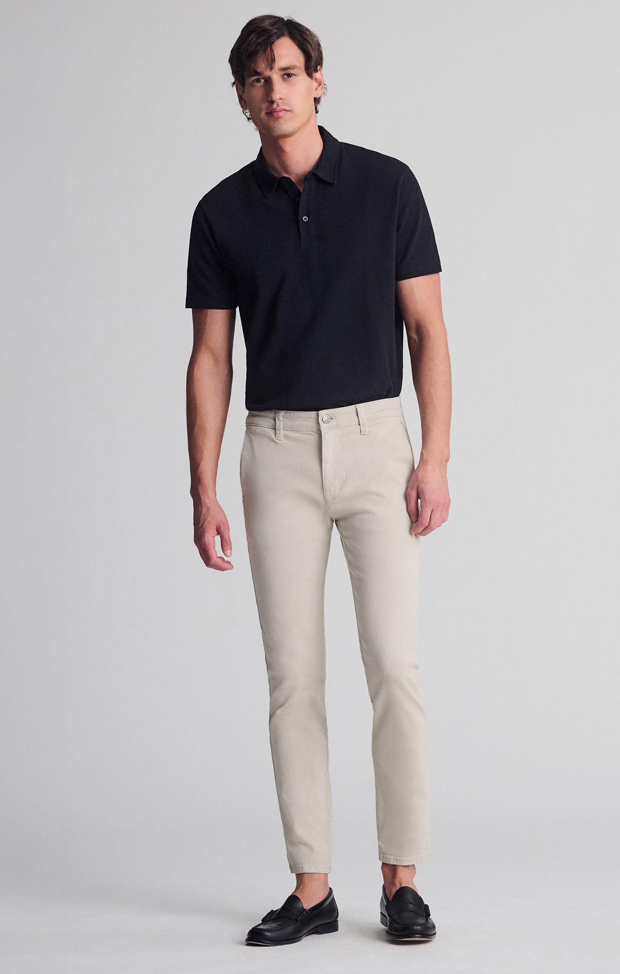 MILTON SLIM STRAIGHT CHINO IN VANILLA LUXE TWILL - Mavi Jeans