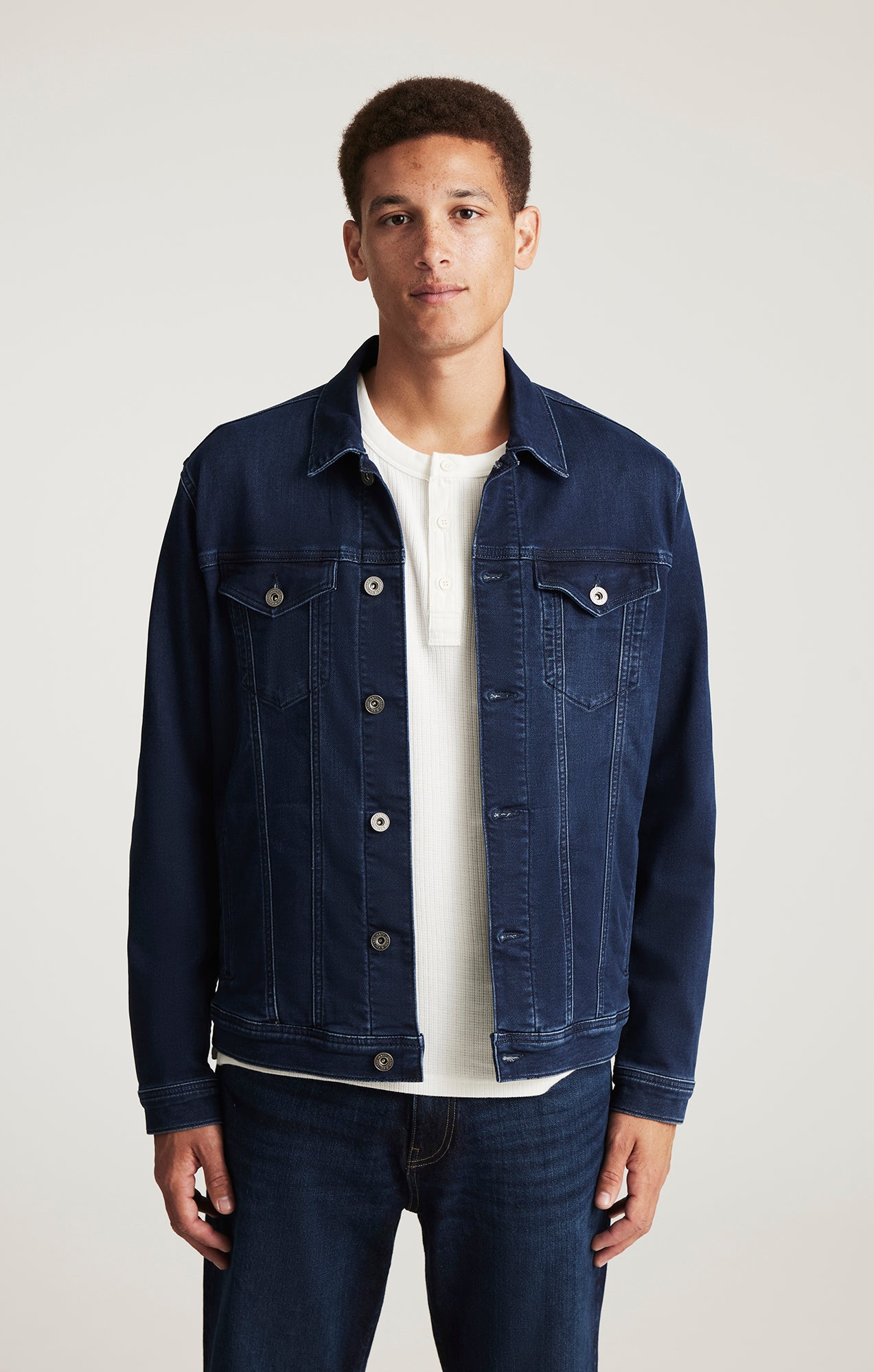 DRAKE DENIM JACKET IN USED ATHLETIC - Mavi Jeans