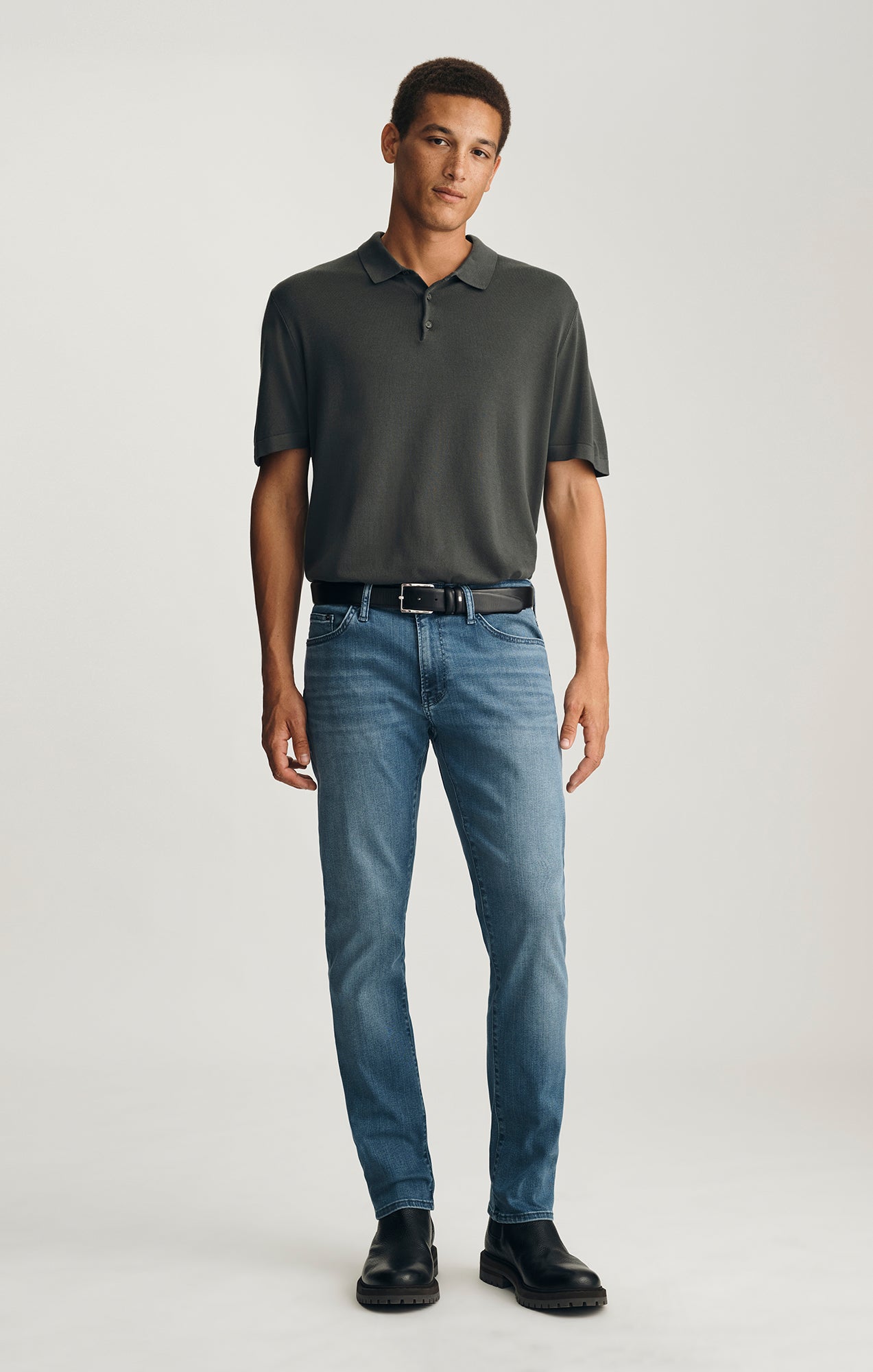 Mavi Men's Jake Slim Leg In Mid Brushed Supermove – Mavi Jeans