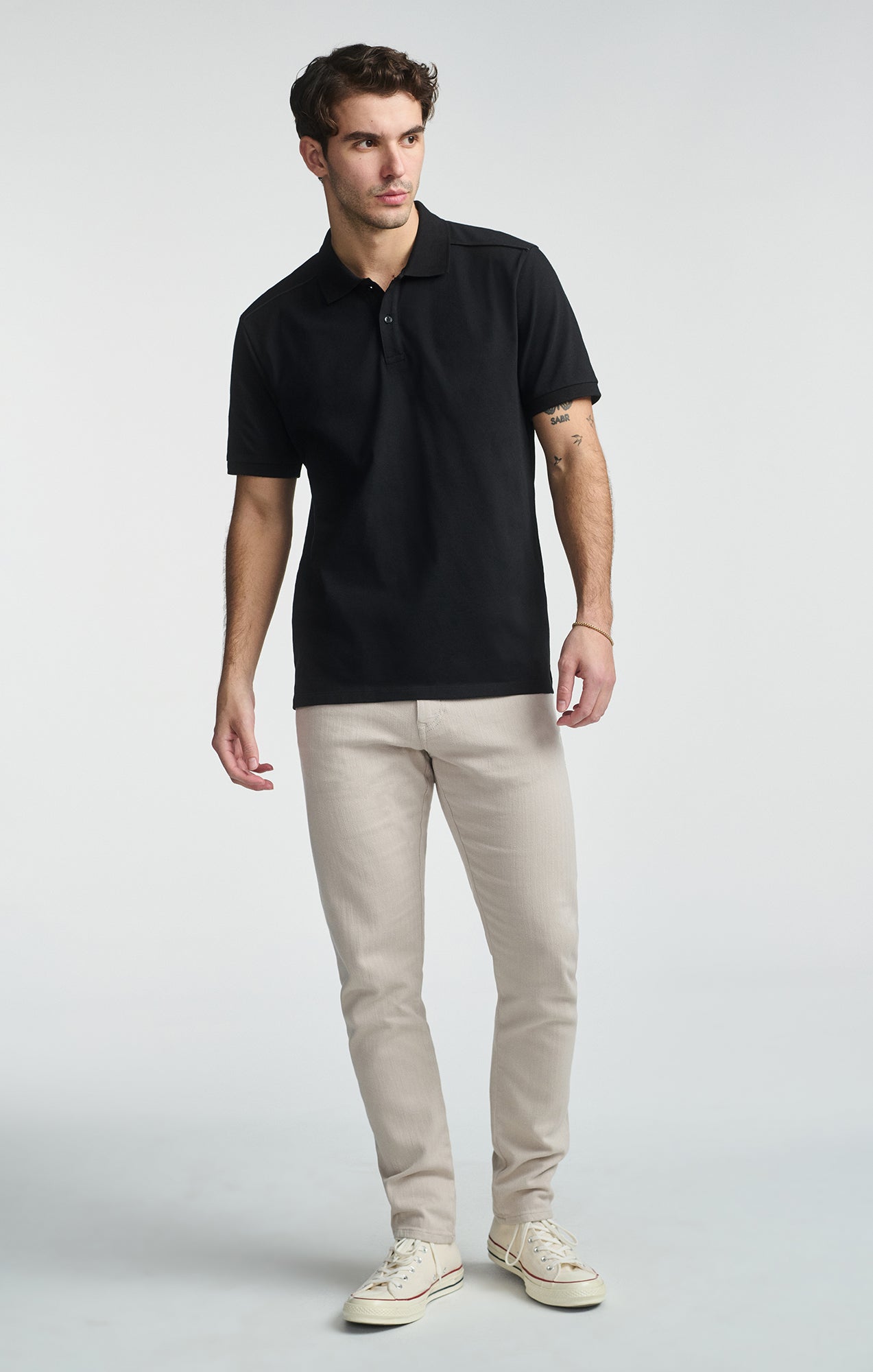 POLO SHIRT IN BLACK - Mavi Jeans
