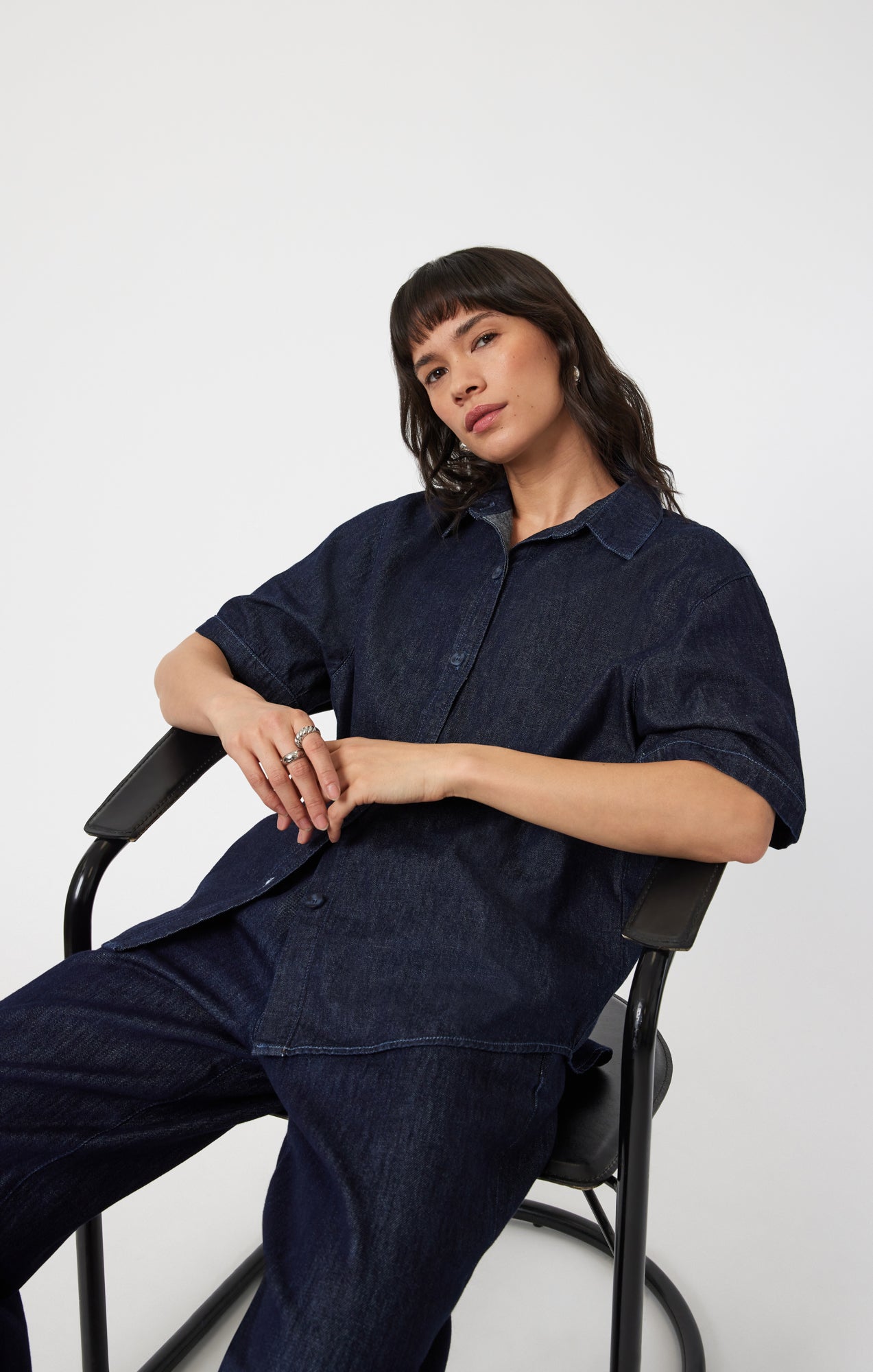 DEVA SHIRT IN RINSE DENIM - Mavi Jeans