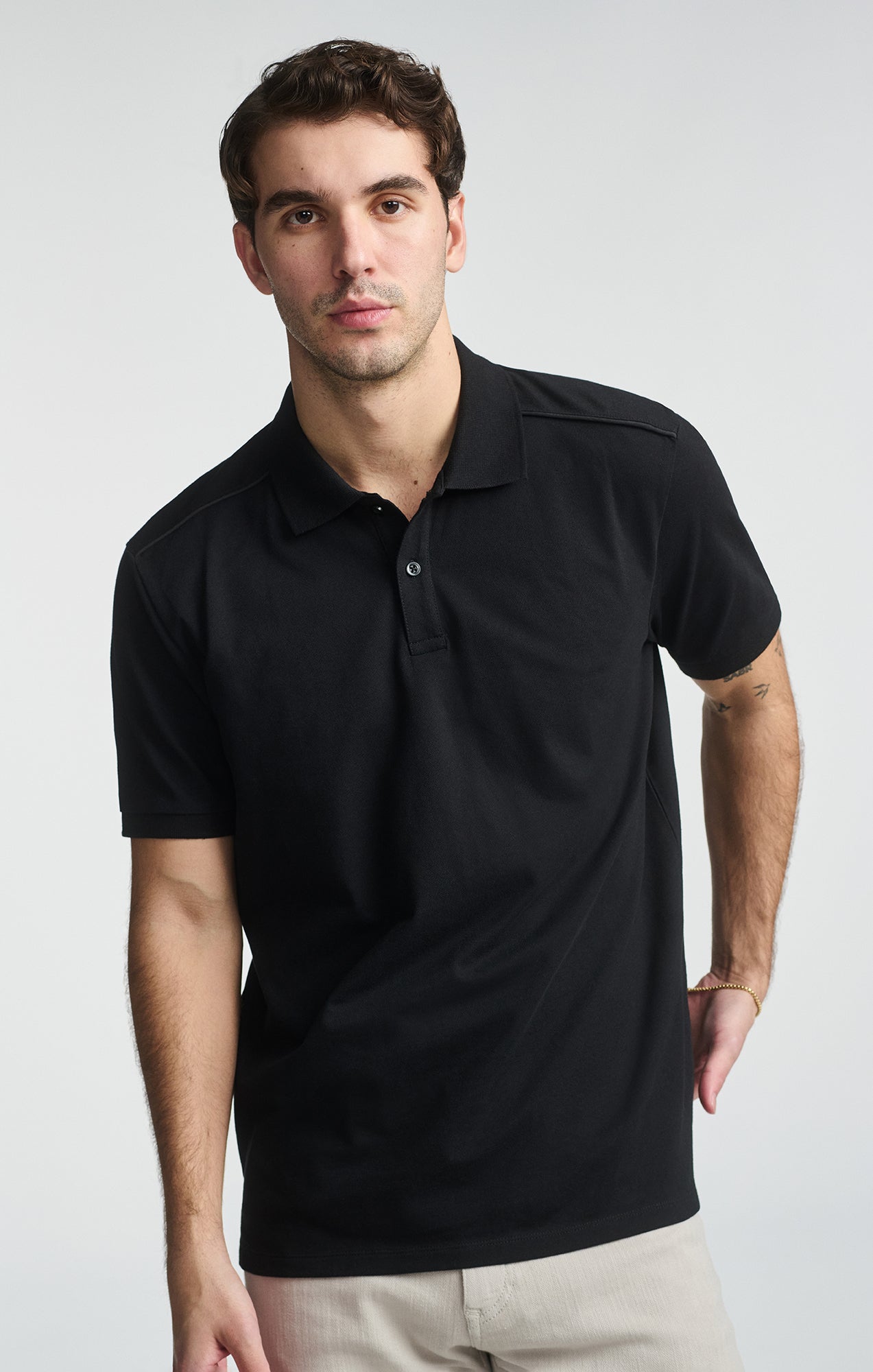 POLO SHIRT IN BLACK - Mavi Jeans