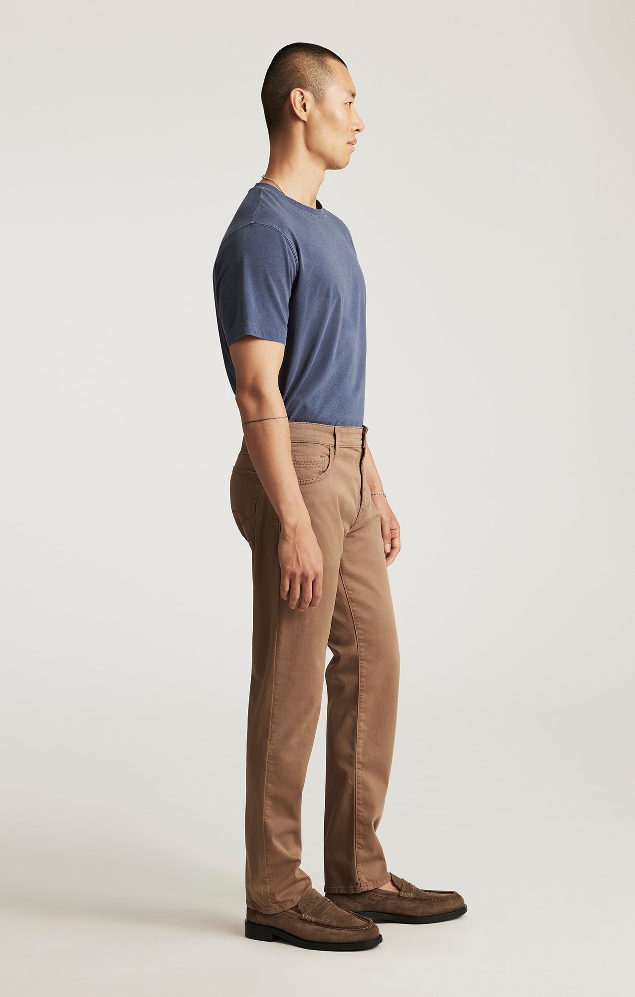 ZACH STRAIGHT LEG IN SHITAKE CASUAL TWILL - Mavi Jeans