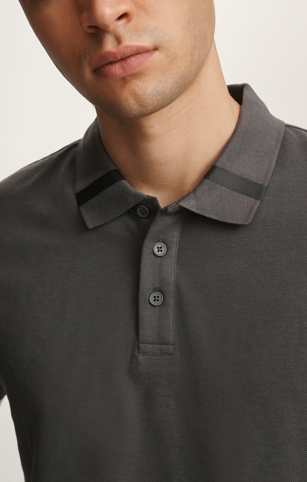 SMART POLO SHIRT IN ASPHALT - Mavi Jeans