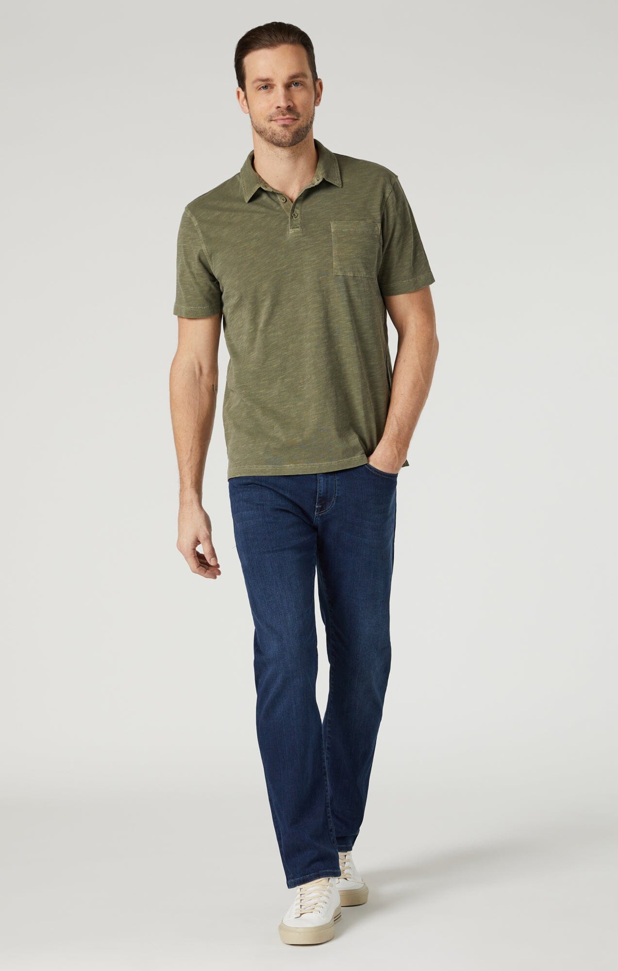 ZACH STRAIGHT LEG IN DARK SUPERMOVE - Mavi Jeans