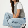 FLORIDA WIDE LEG IN BLEACHED RECYCLED BLUE - Mavi Jeans