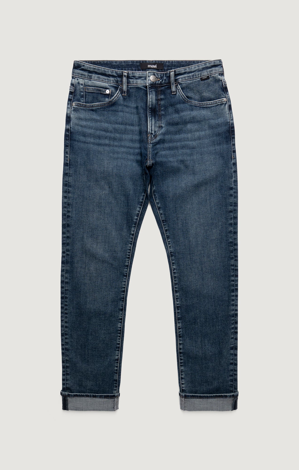 JAKE SLIM LEG IN USED BRUSHED FEATHER BLUE - Mavi Jeans