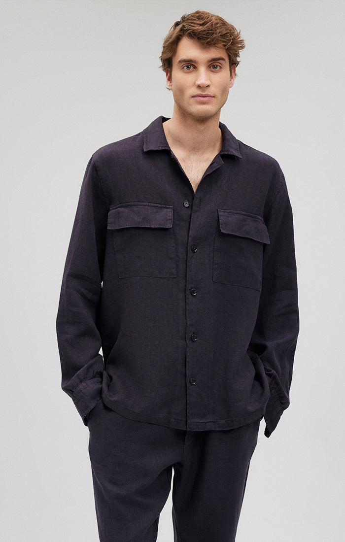 Mavi Men's Double Pocket Button-Up Shirt In Persicope