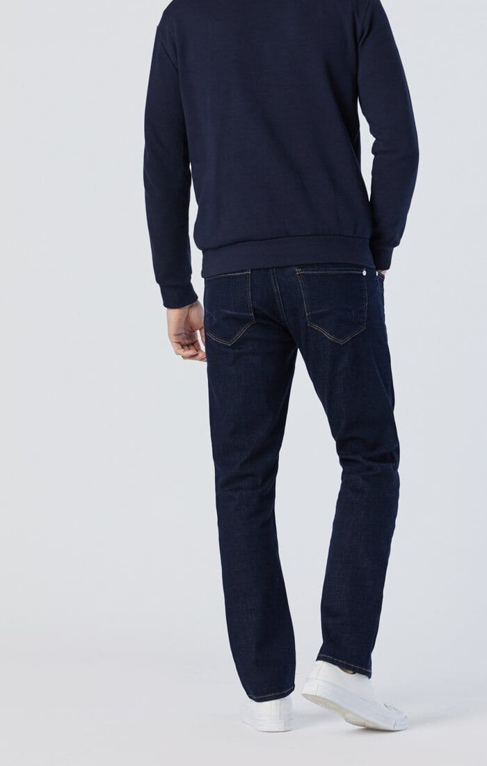 ZACH STRAIGHT LEG IN RINSE FEATHER BLUE - Mavi Jeans