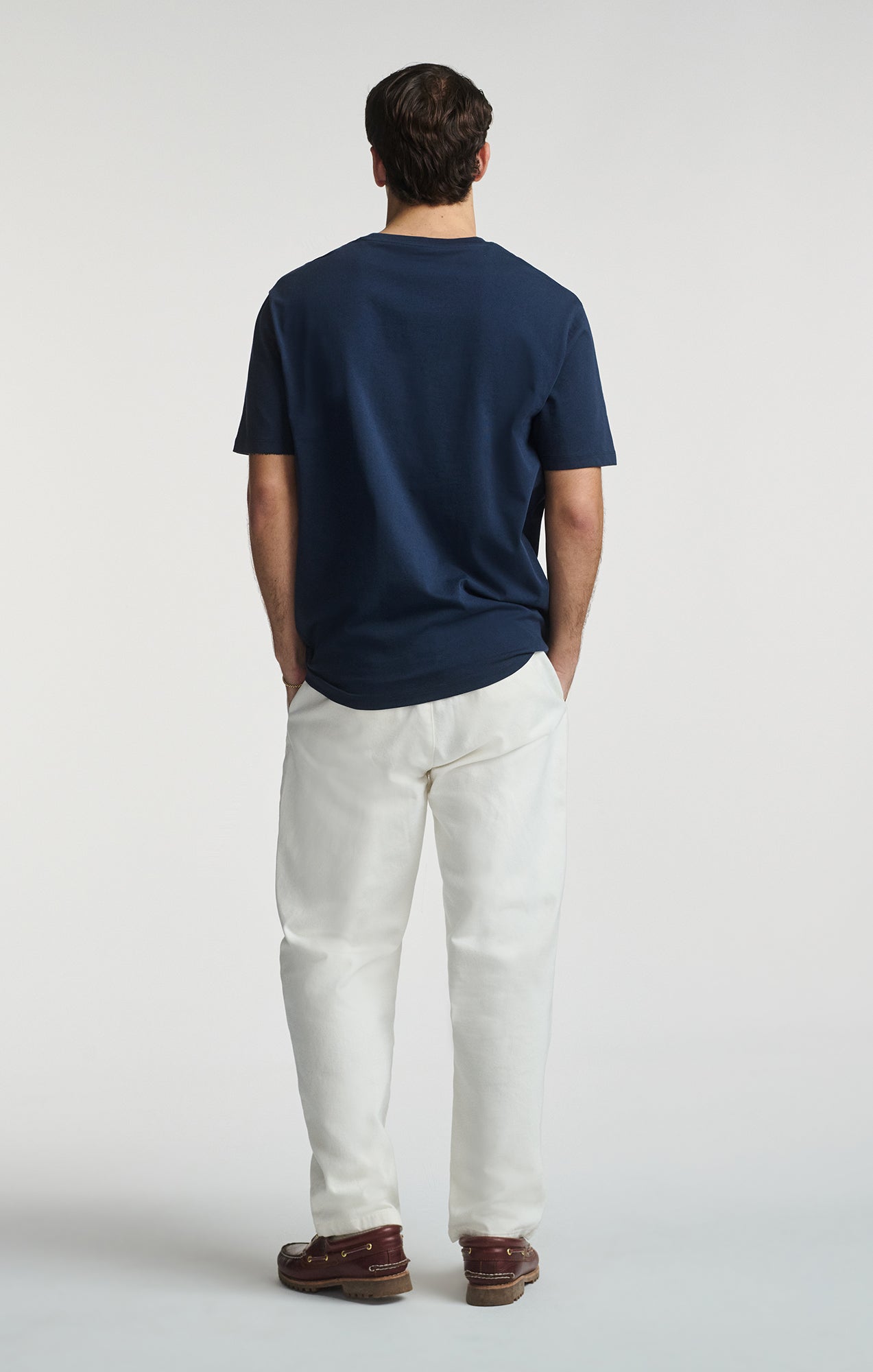 BASIC SHORT SLEEVE T-SHIRT IN BLACK IRIS - Mavi Jeans