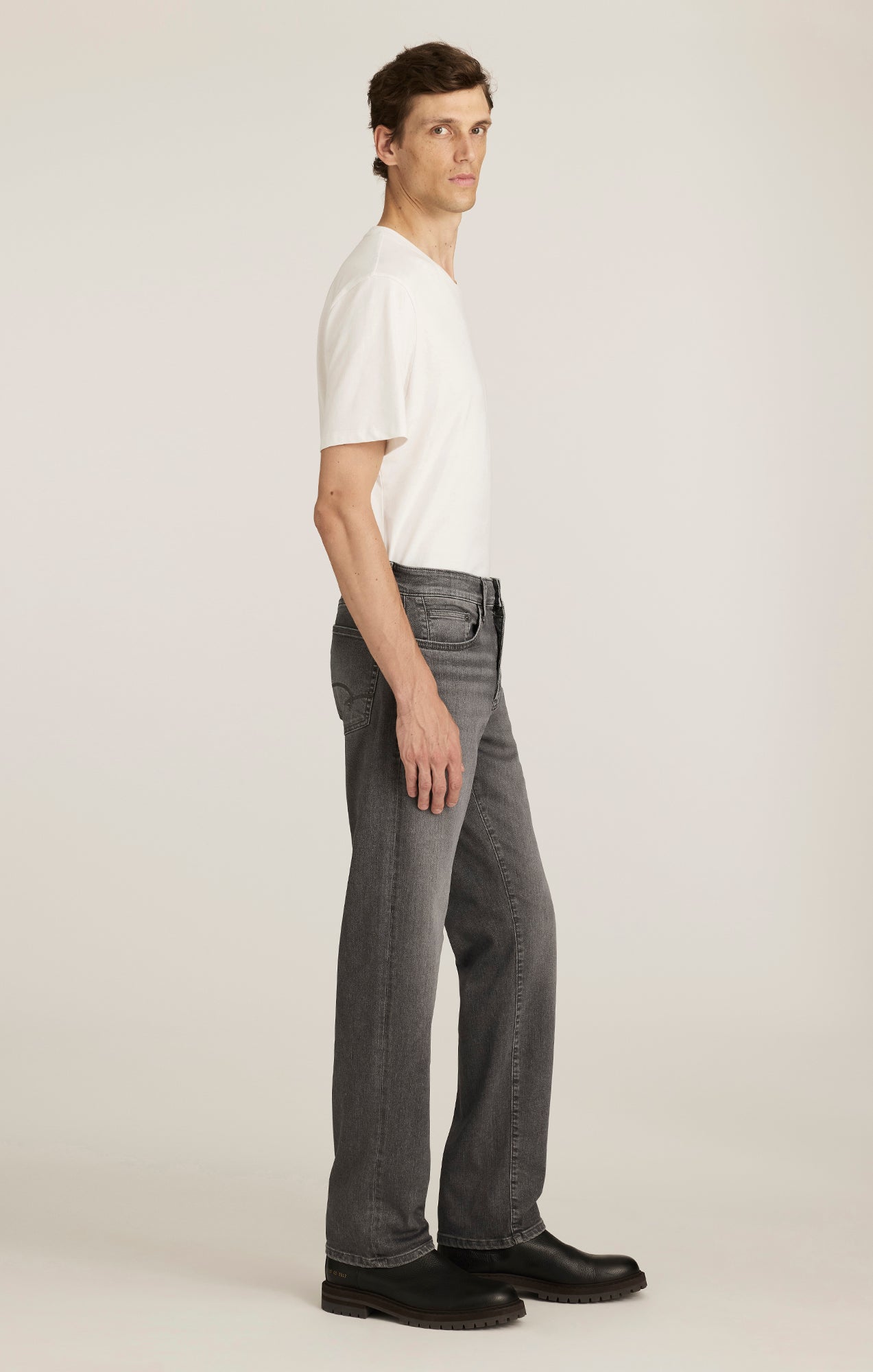 ZACH STRAIGHT LEG IN MID SMOKE SUPERMOVE - Mavi Jeans