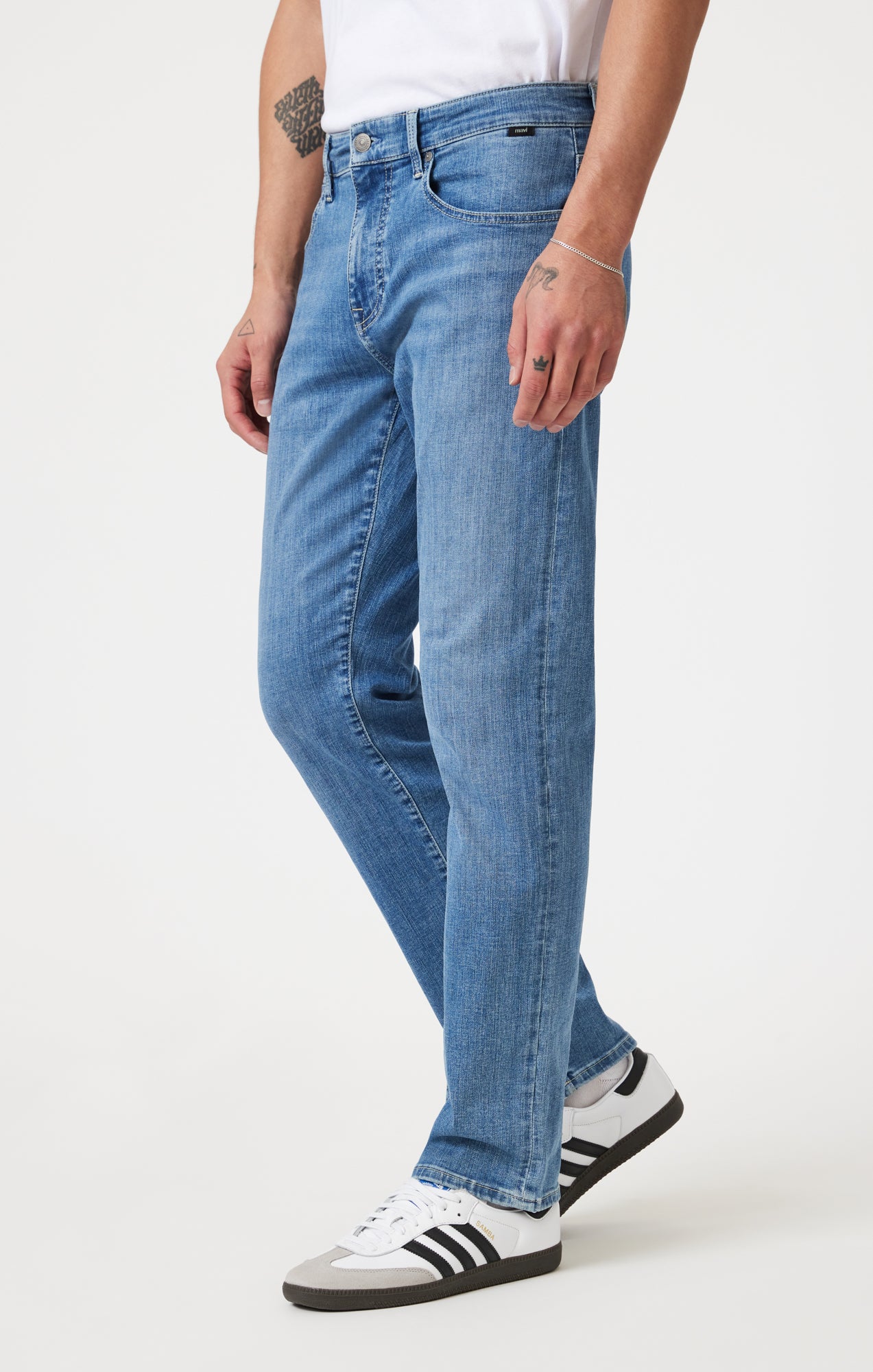 ZACH STRAIGHT LEG IN OCEAN BRUSHED ORGANIC VINTAGE - Mavi Jeans