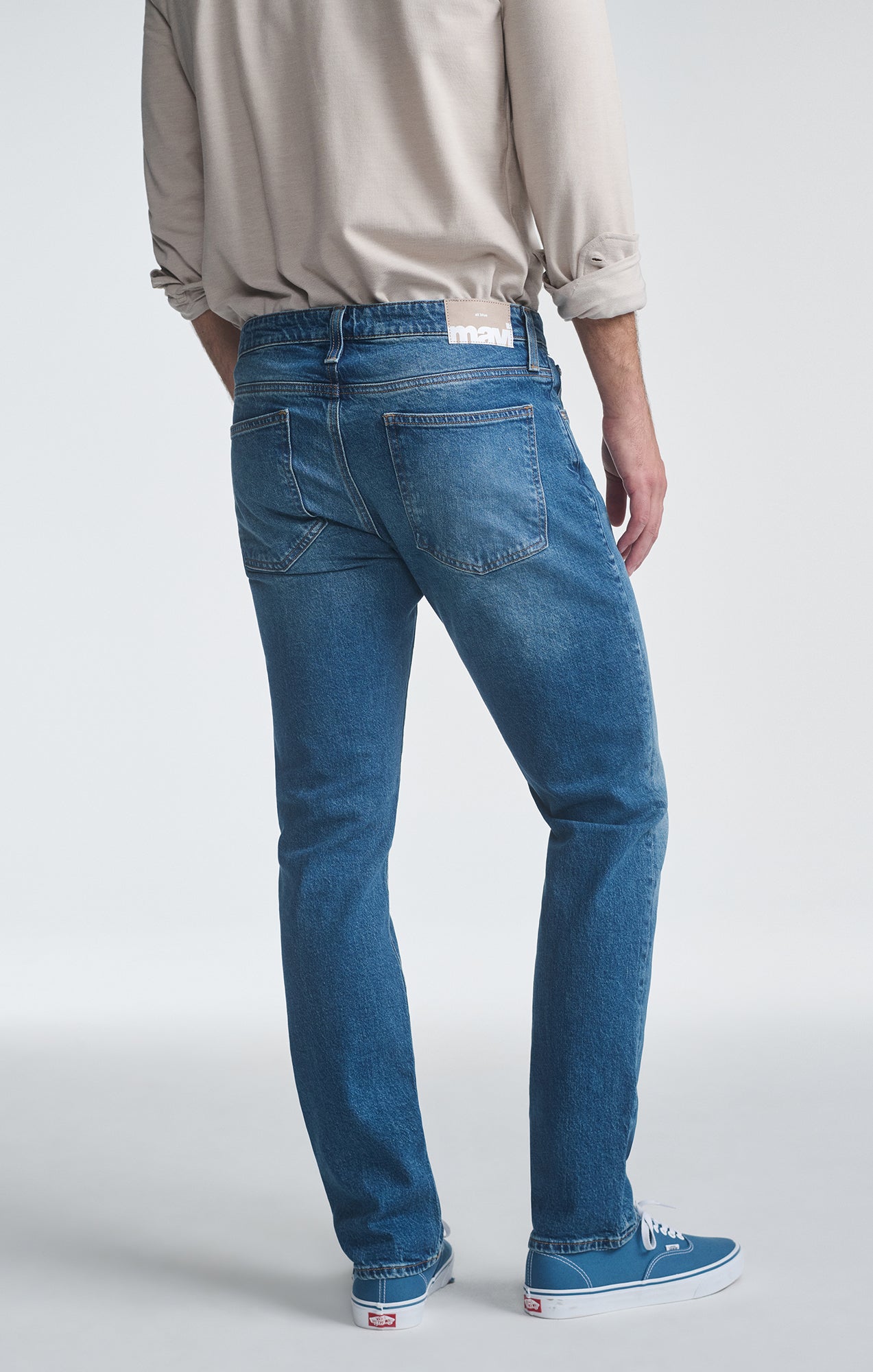 JAKE SLIM LEG IN INDIGO BRUSHED CLASSIC BLUE - Mavi Jeans