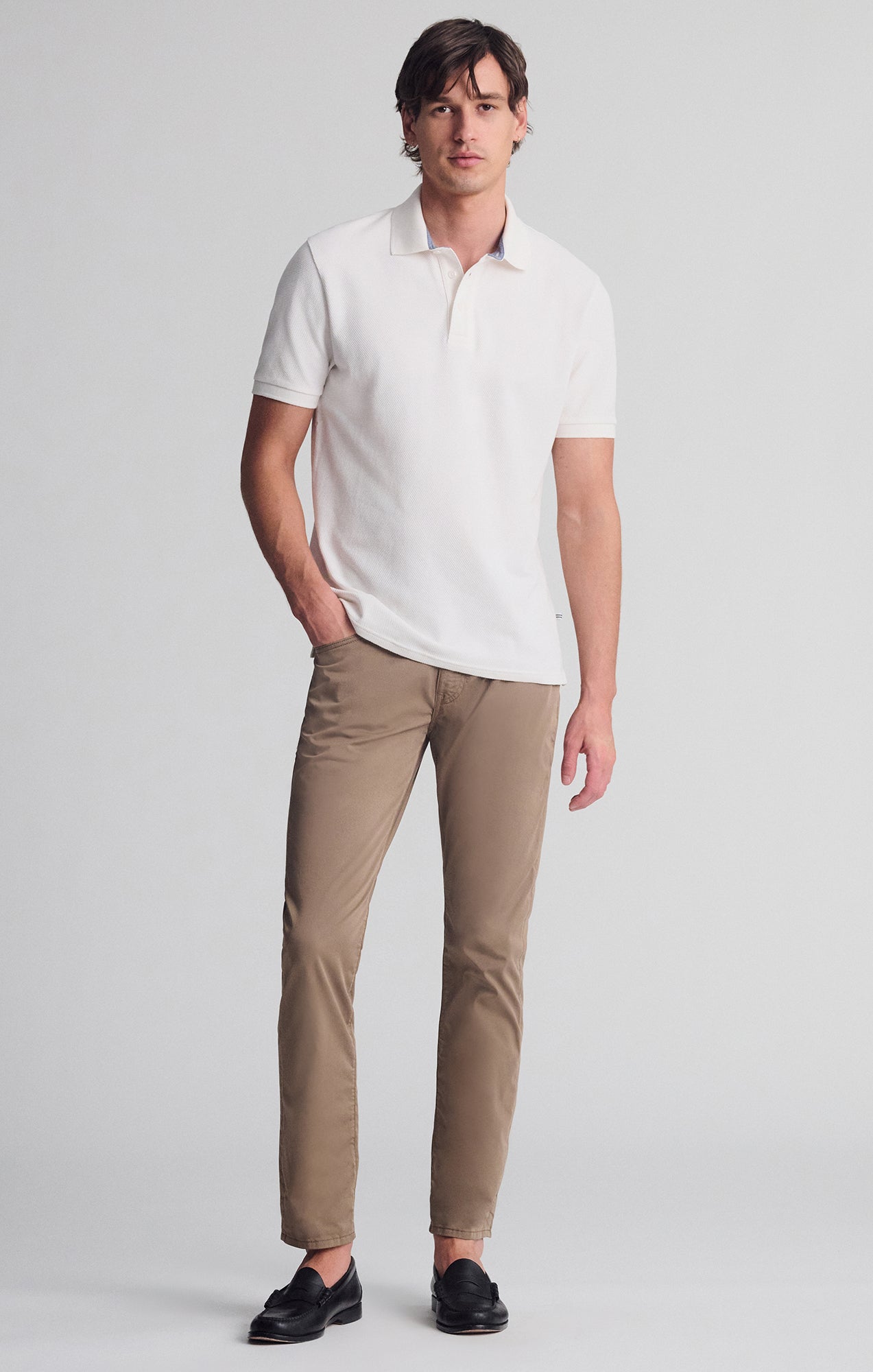 POLO SHIRT IN ANTIQUE WHITE - Mavi Jeans