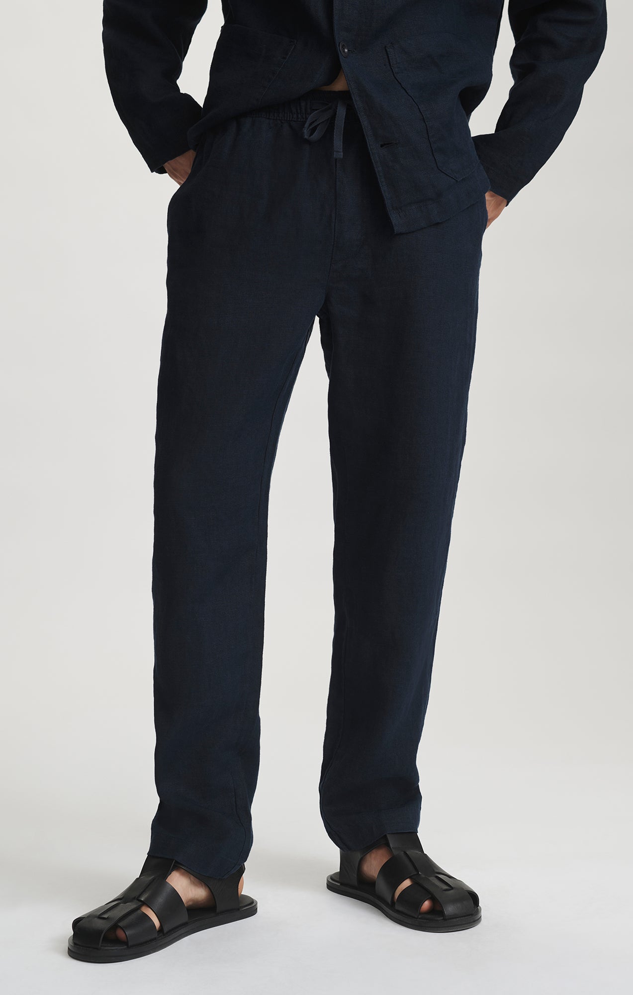 DRAWSTRING PANTS IN DARK SAPPHIRE - Mavi Jeans