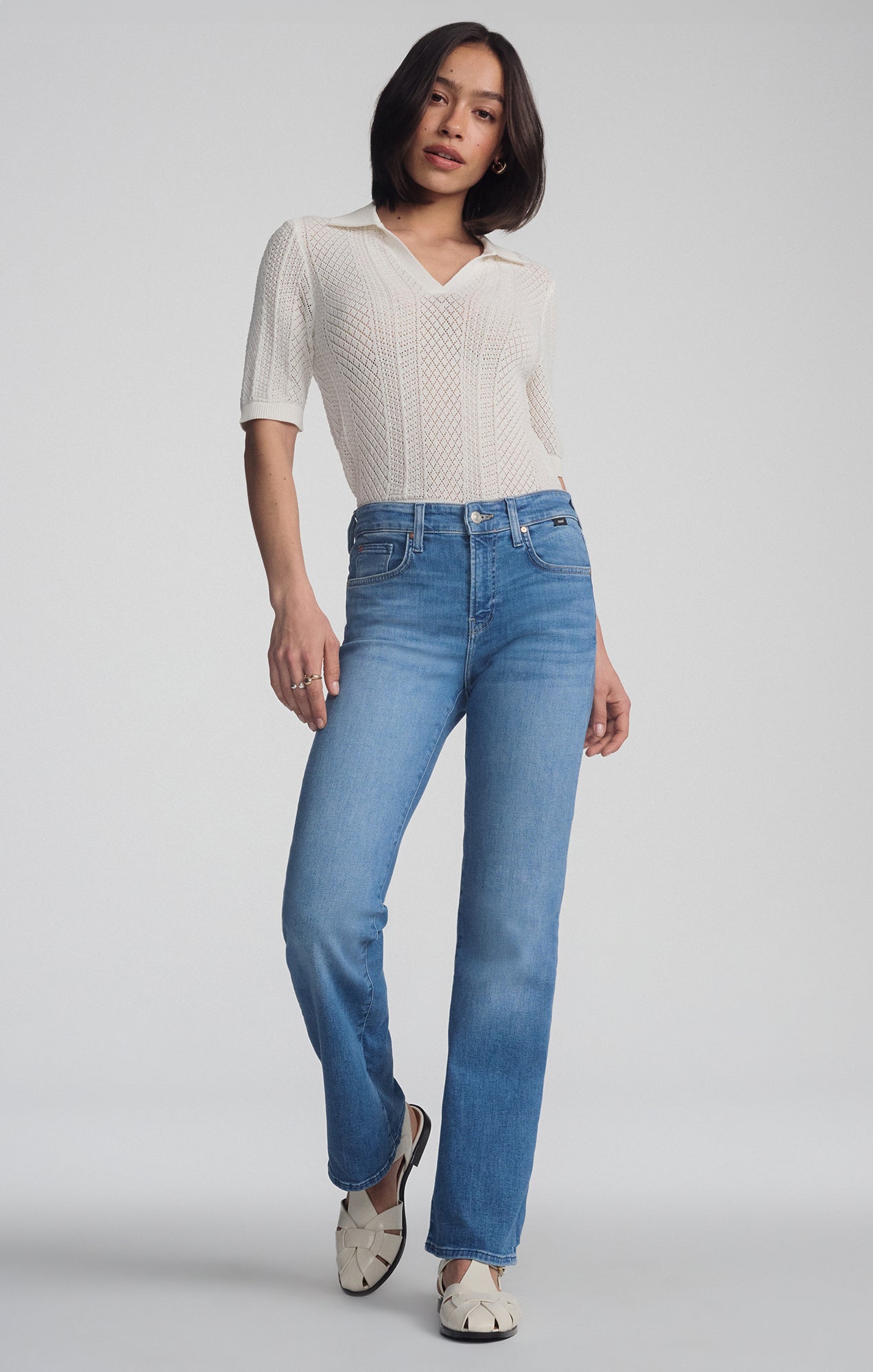 VICKY BOOTCUT IN MID BLUE FLEX BLUE - Mavi Jeans