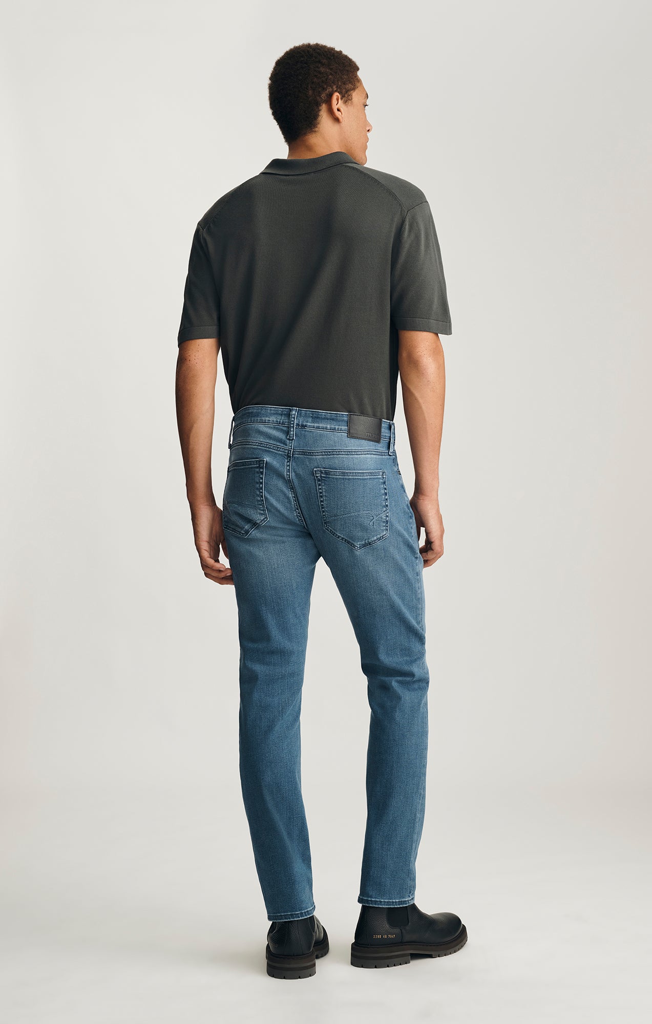 JAKE SLIM LEG IN MID BRUSHED SUPERMOVE - Mavi Jeans