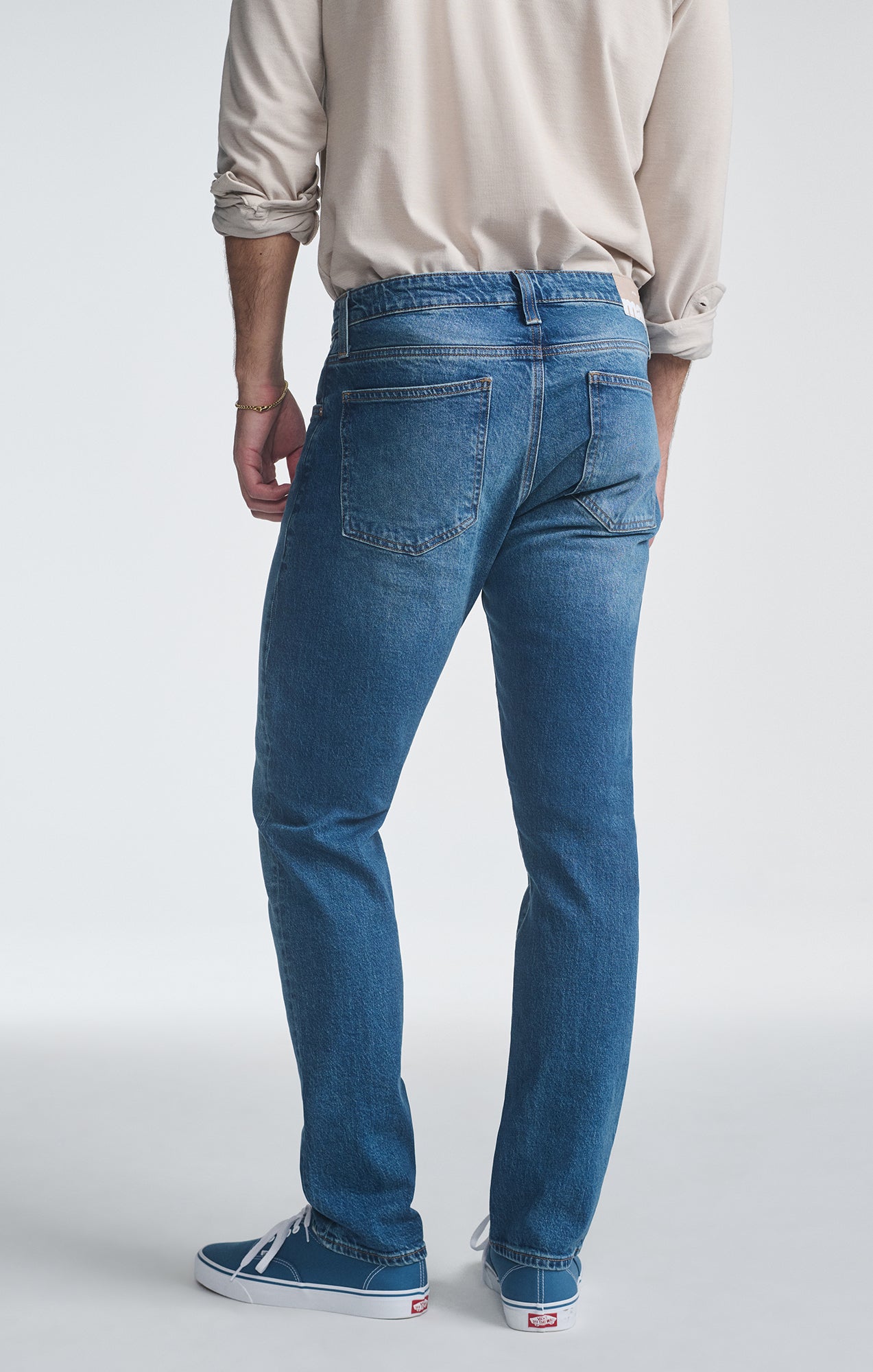 JAKE SLIM LEG IN INDIGO BRUSHED CLASSIC BLUE - Mavi Jeans