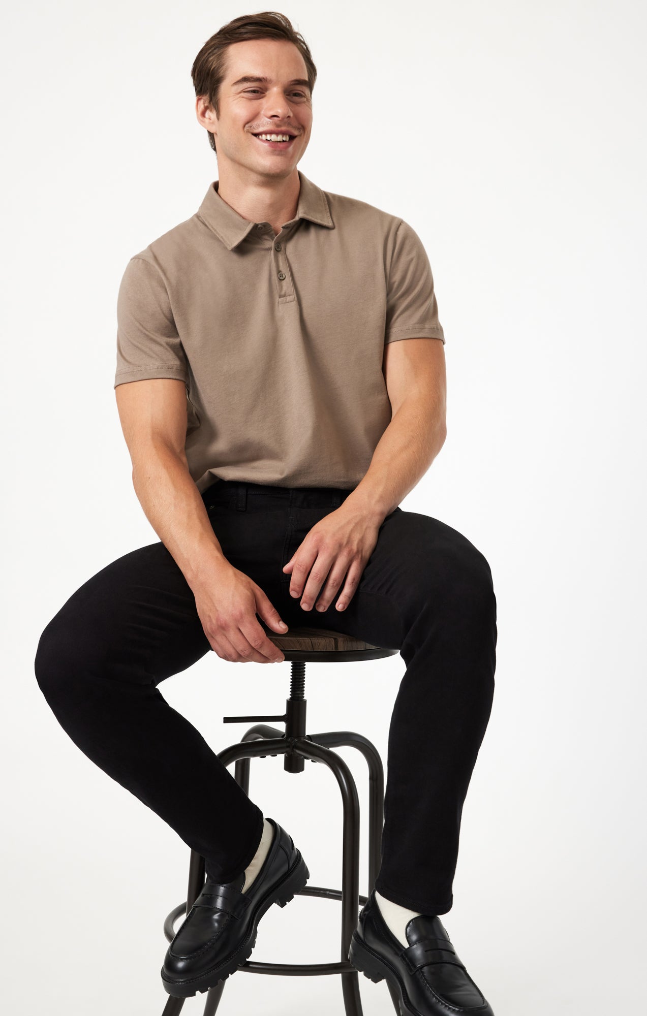 JAKE SLIM LEG IN BLACK FEATHER BLUE - Mavi Jeans