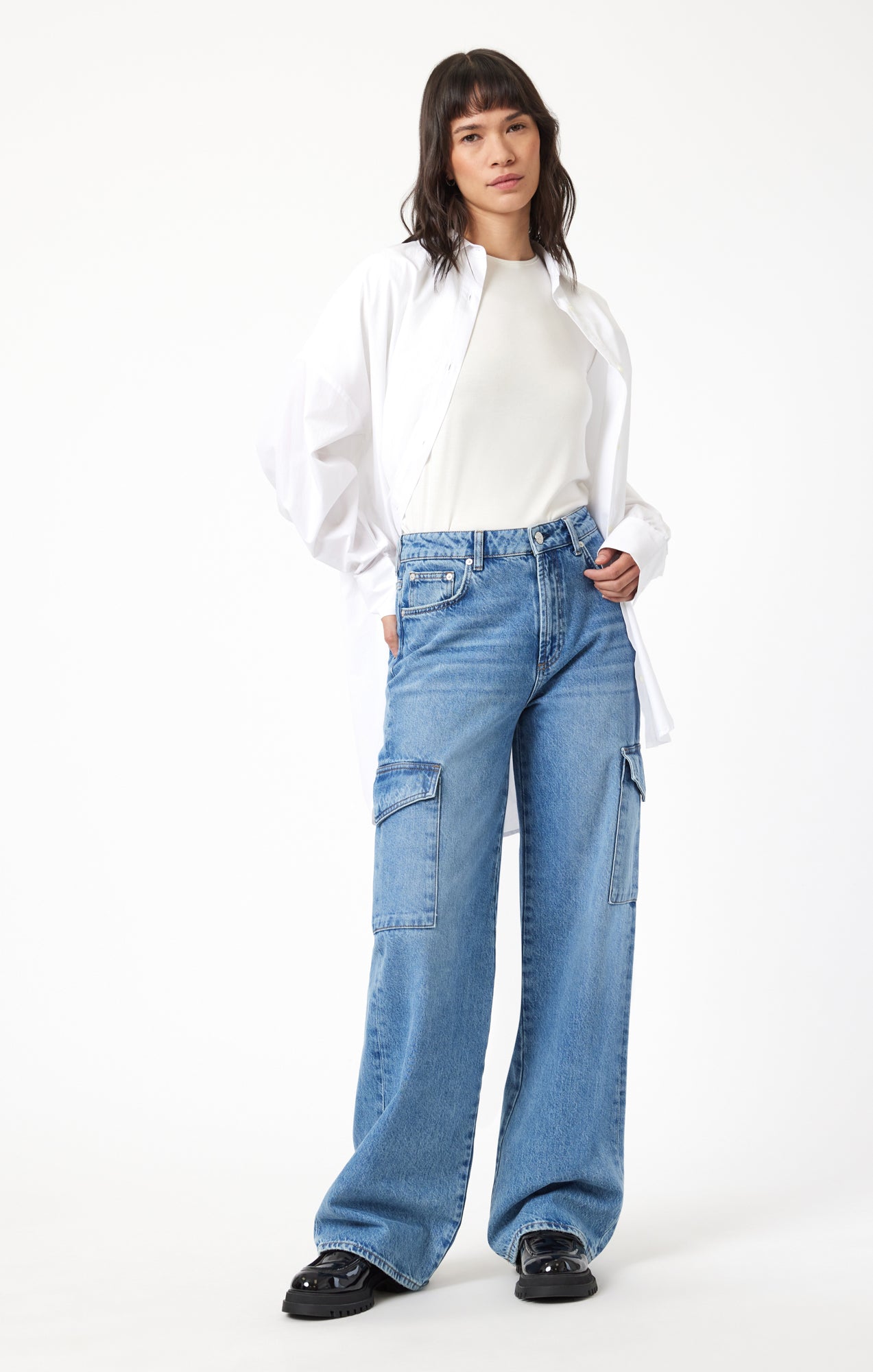 CARINA STRAIGHT LEG IN LIGHT USED STREET - Mavi Jeans