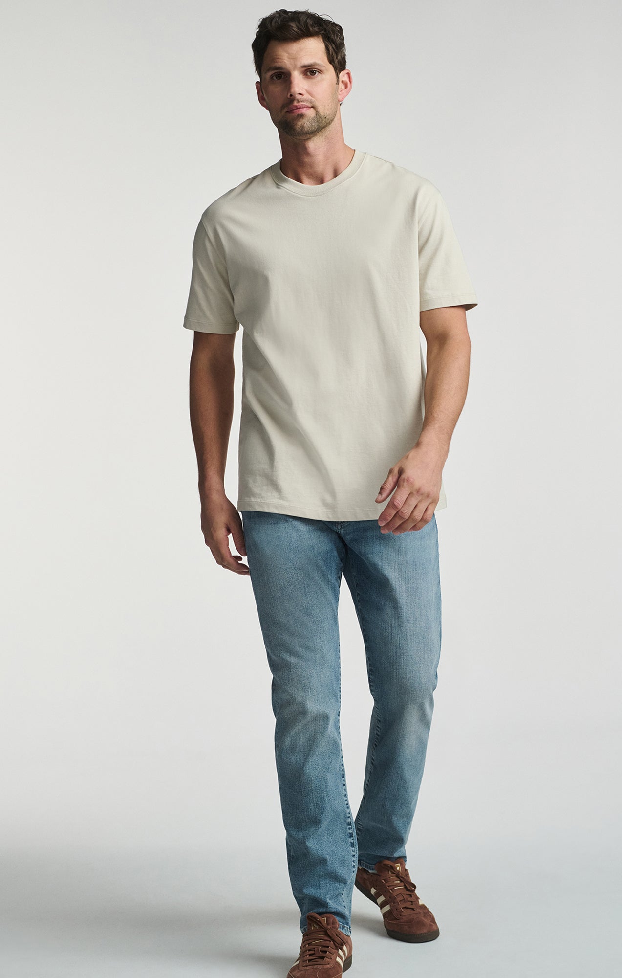 BASIC SHORT SLEEVE T-SHIRT IN MOONSTRUCK - Mavi Jeans