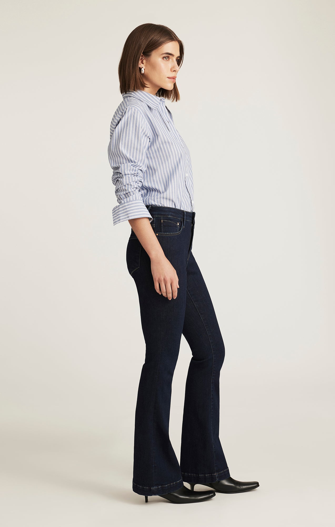 SYDNEY FLARE IN RINSE GOLD PREMIUM - Mavi Jeans