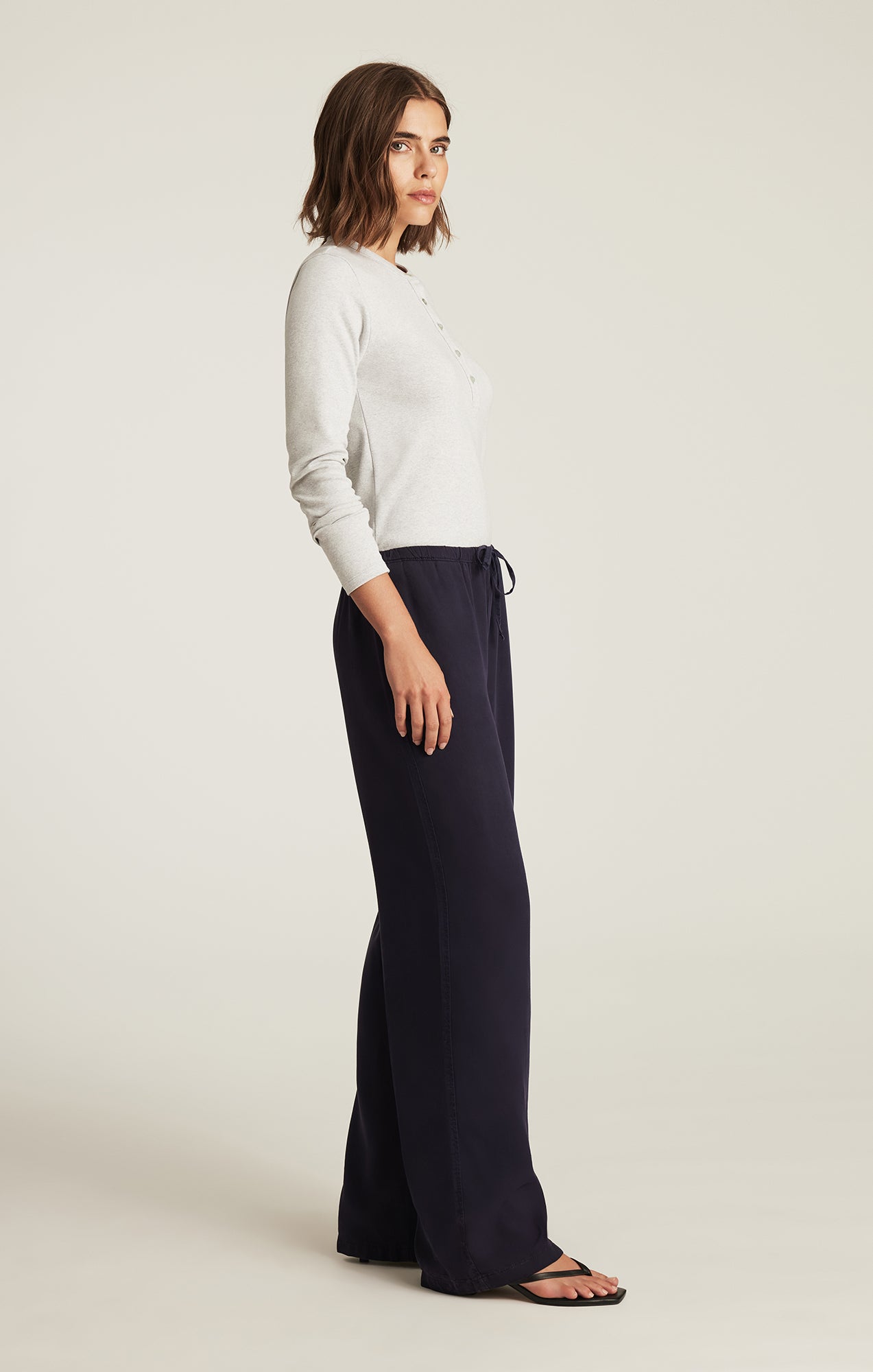 EDITION TENCEL™ WIDE LEG PANTS IN INKLING